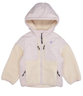 K-Way Kids | Giubbotto P. Samson 4.0 Orsetto Rosa e Ecru