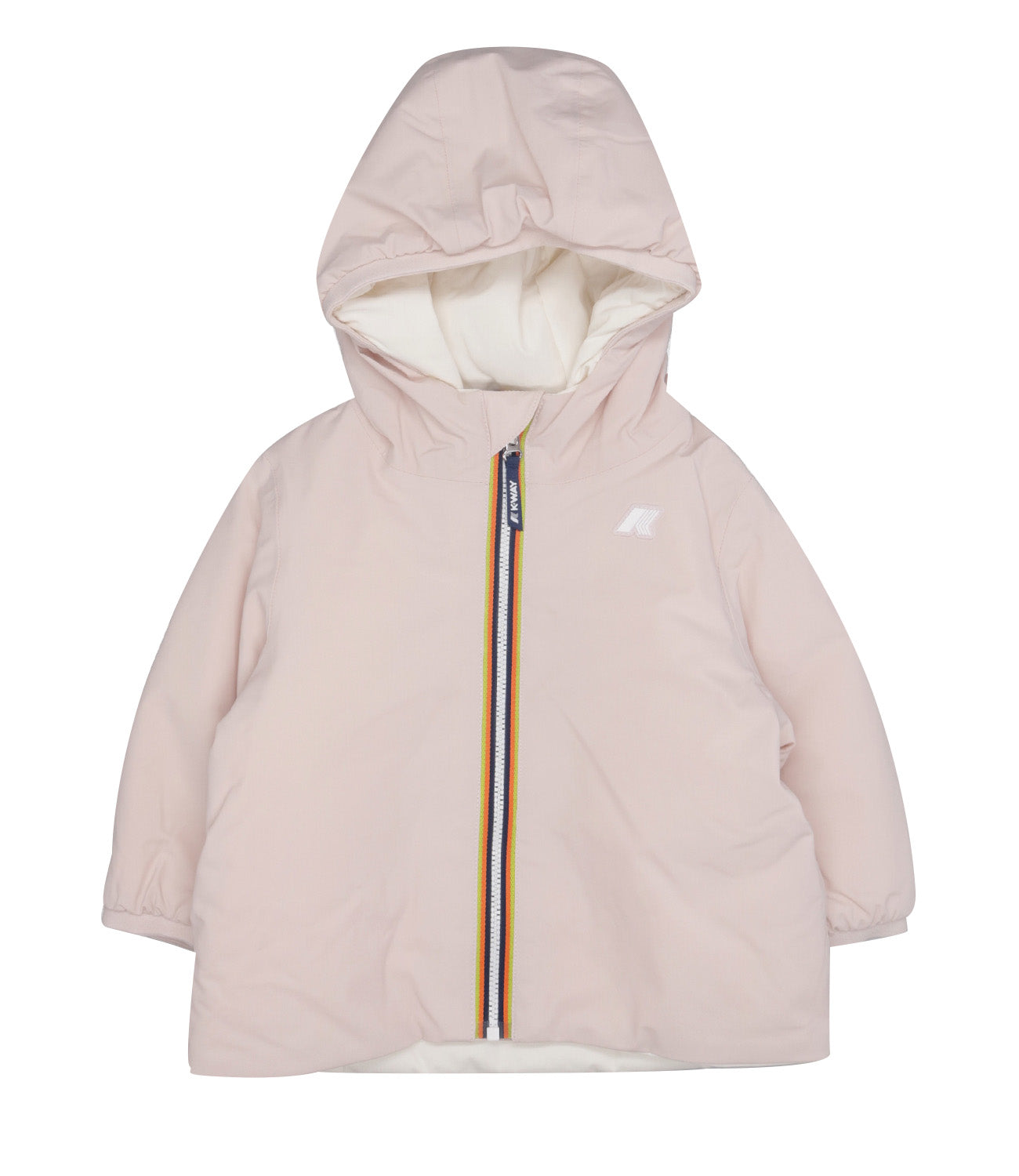 K-Way Kids | Giubbotto E. Jack St Warm Double Rosa e Bianco