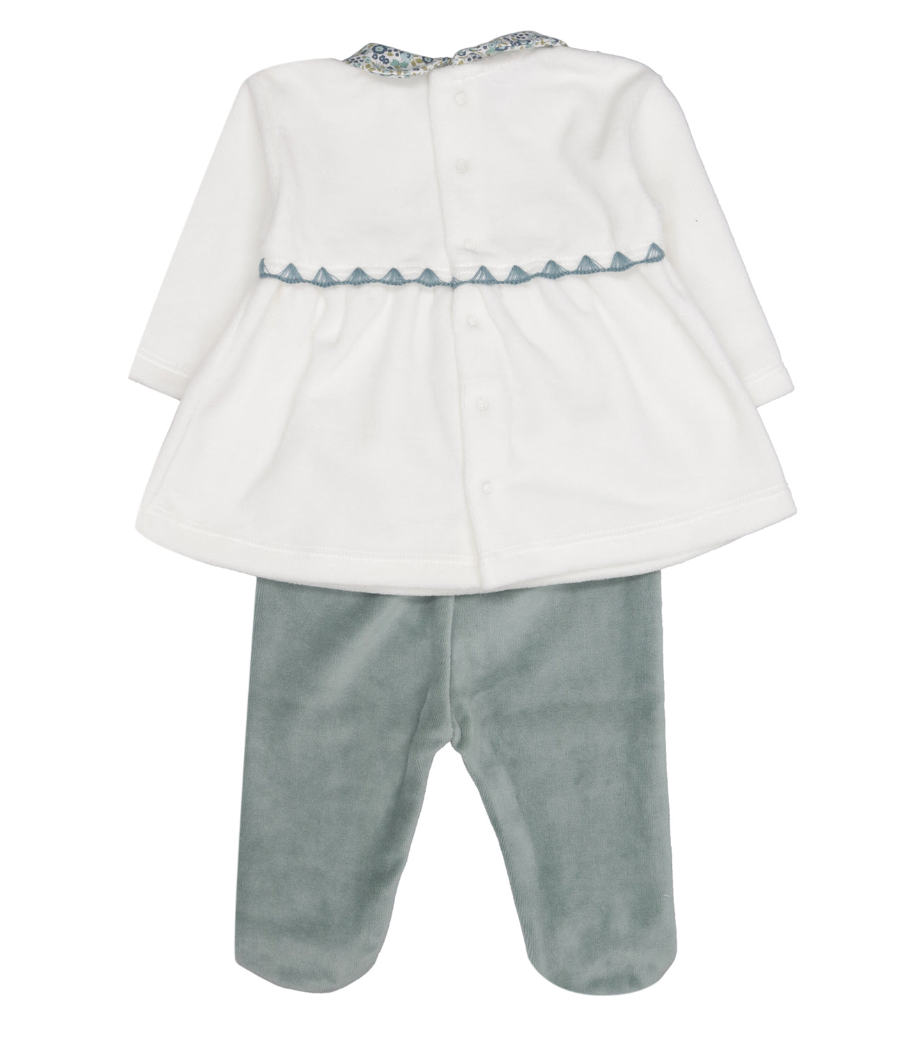 Lalalù | Set Maglia Pantalone Latte Muschio