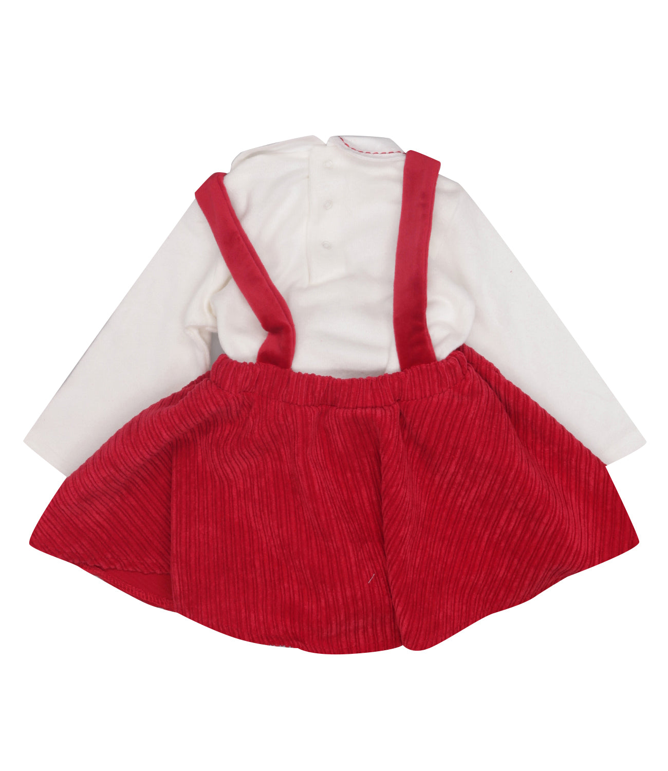 Lalalù | Set Salopette T-Shirt Rosso