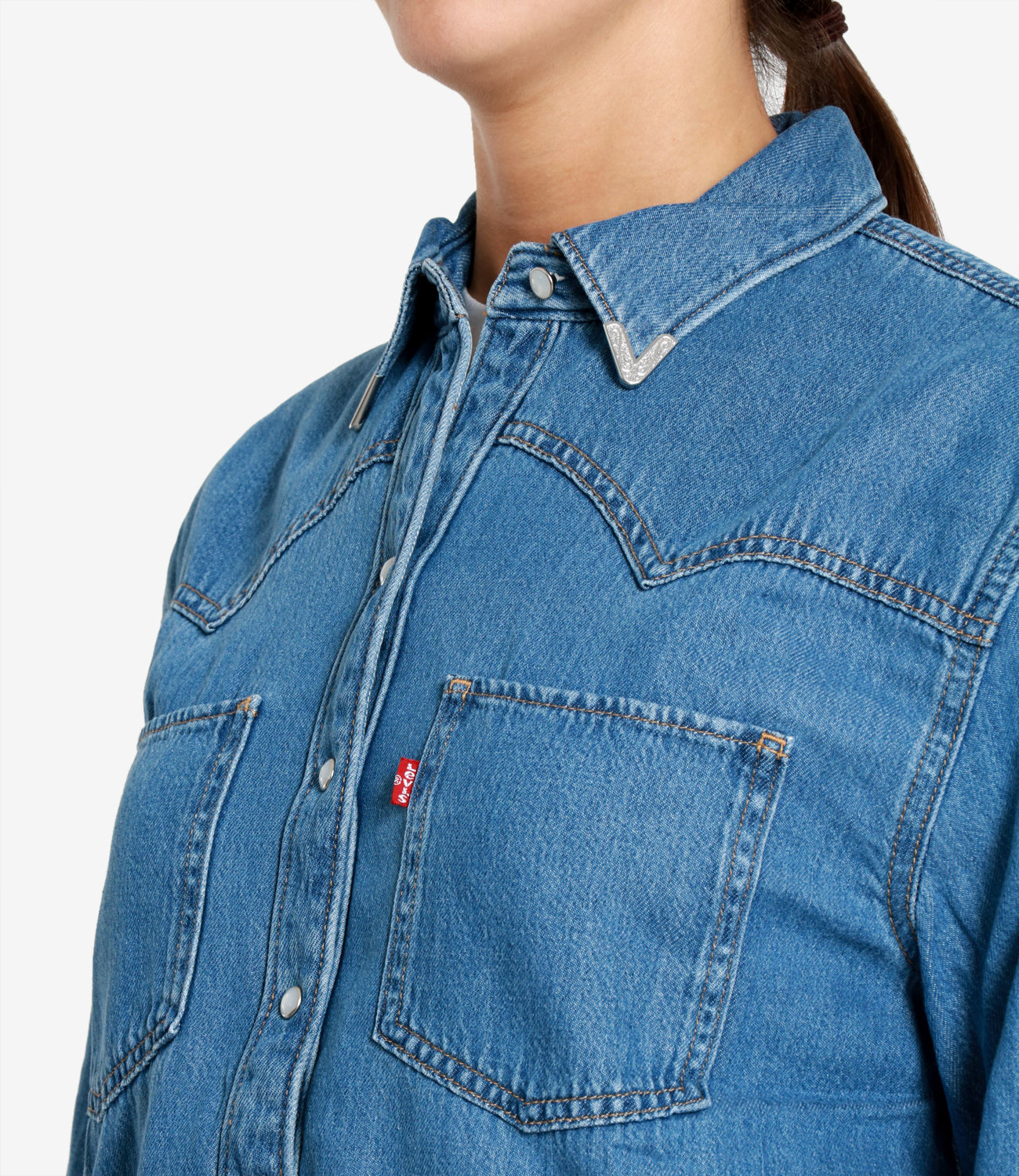 Levis | Camicia Teodora Western Denim medio