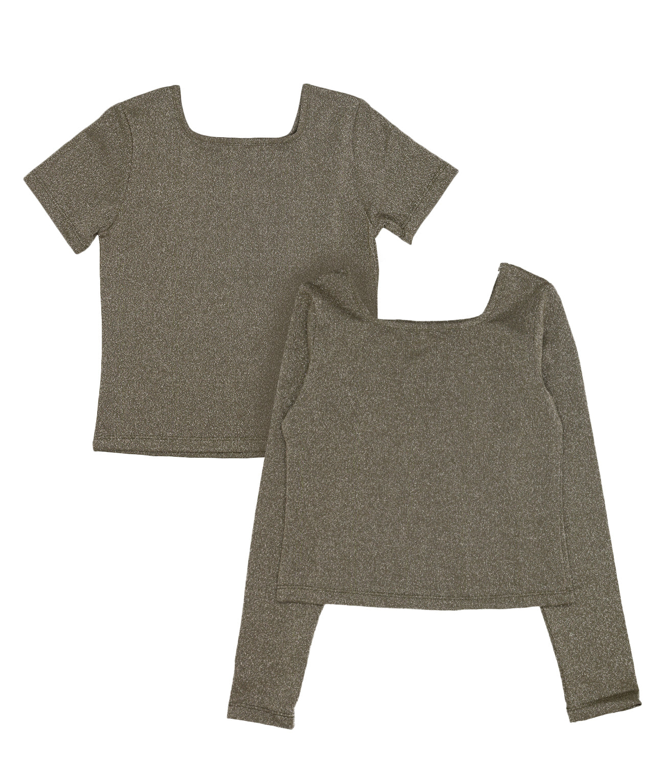 Lu Lu Girl | Set Maglia T-Shirt Verde militare