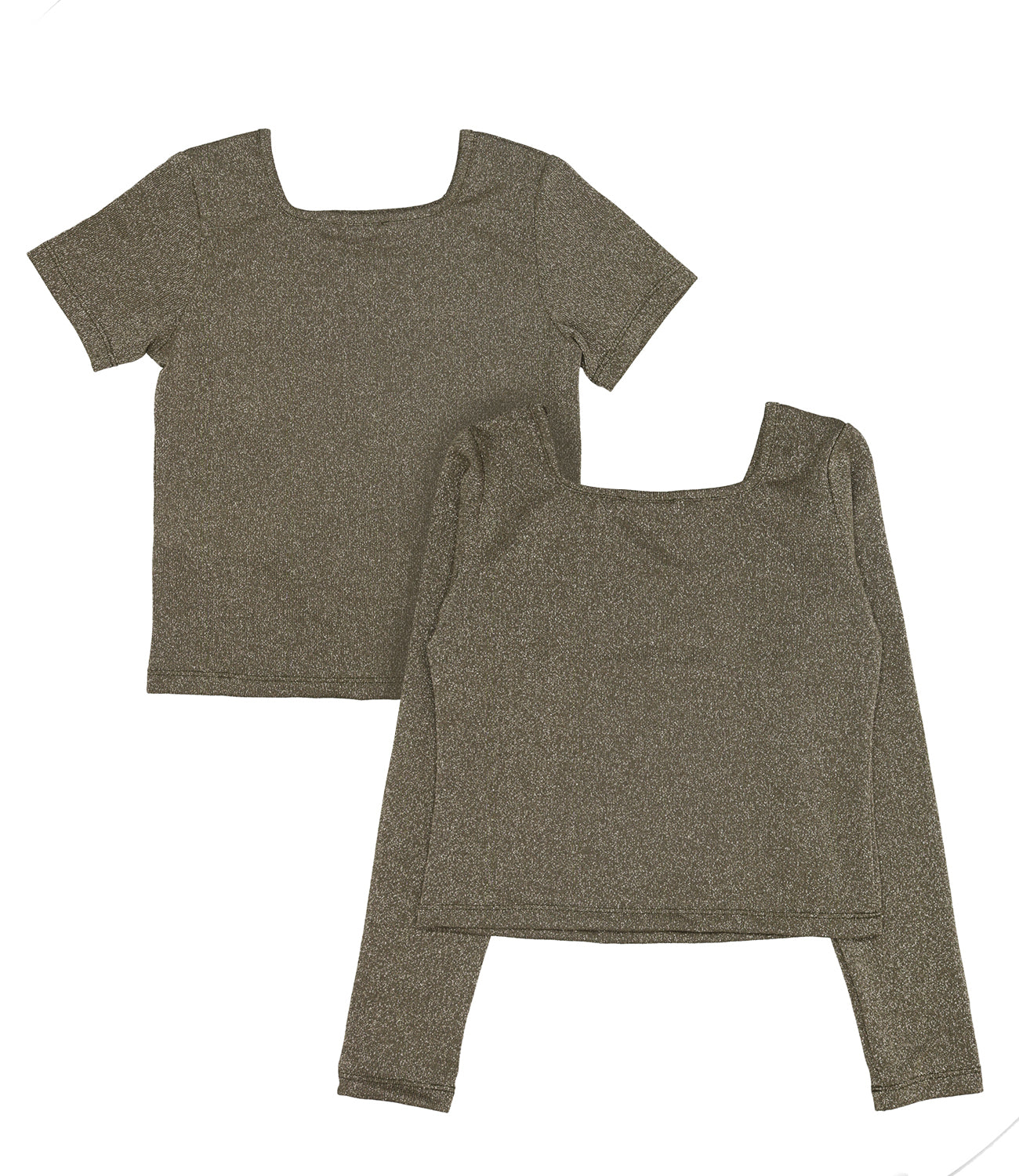 Lu Lu Girl | Set Maglia T-Shirt Verde militare