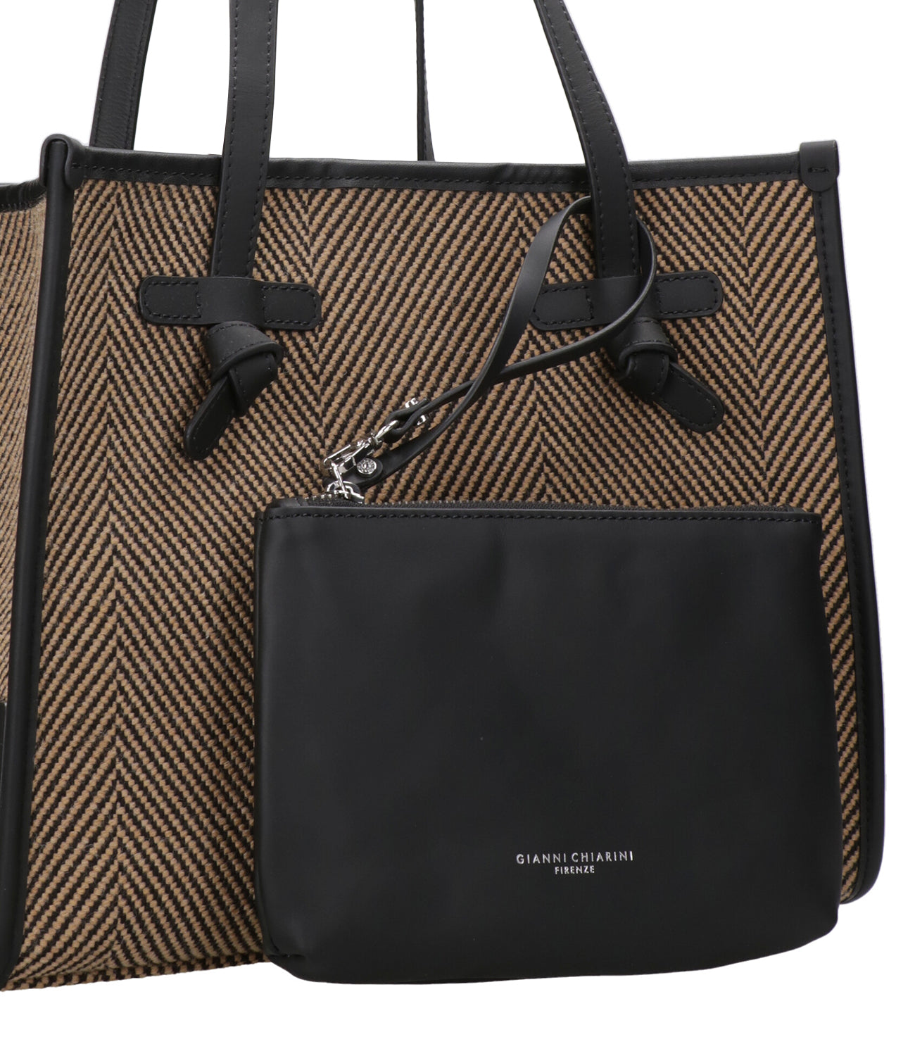 Marcella Club | Borsa a Spalla Tortora e Nero