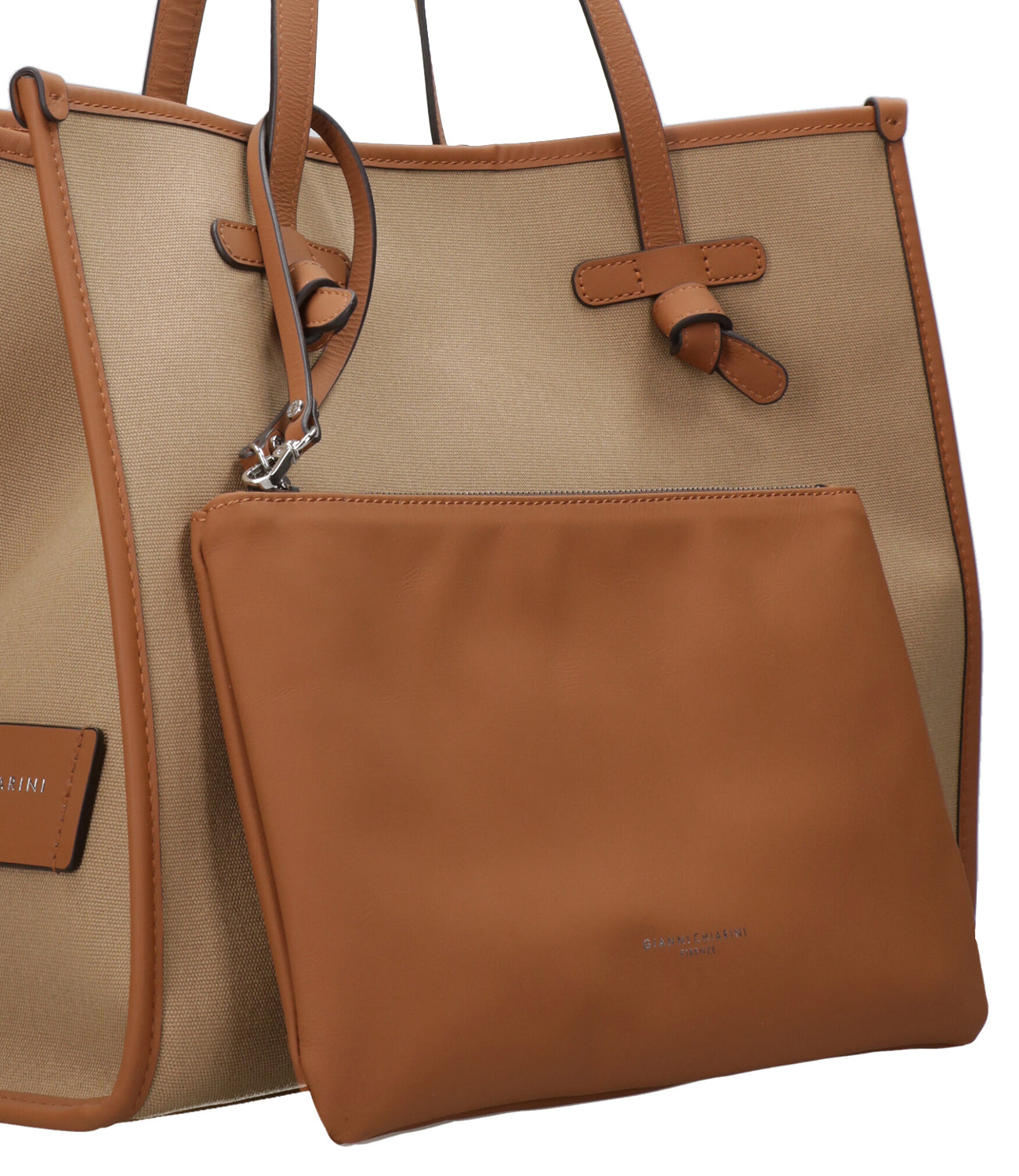 Marcella Club | Borsa a Spalla Sabbia e Camel