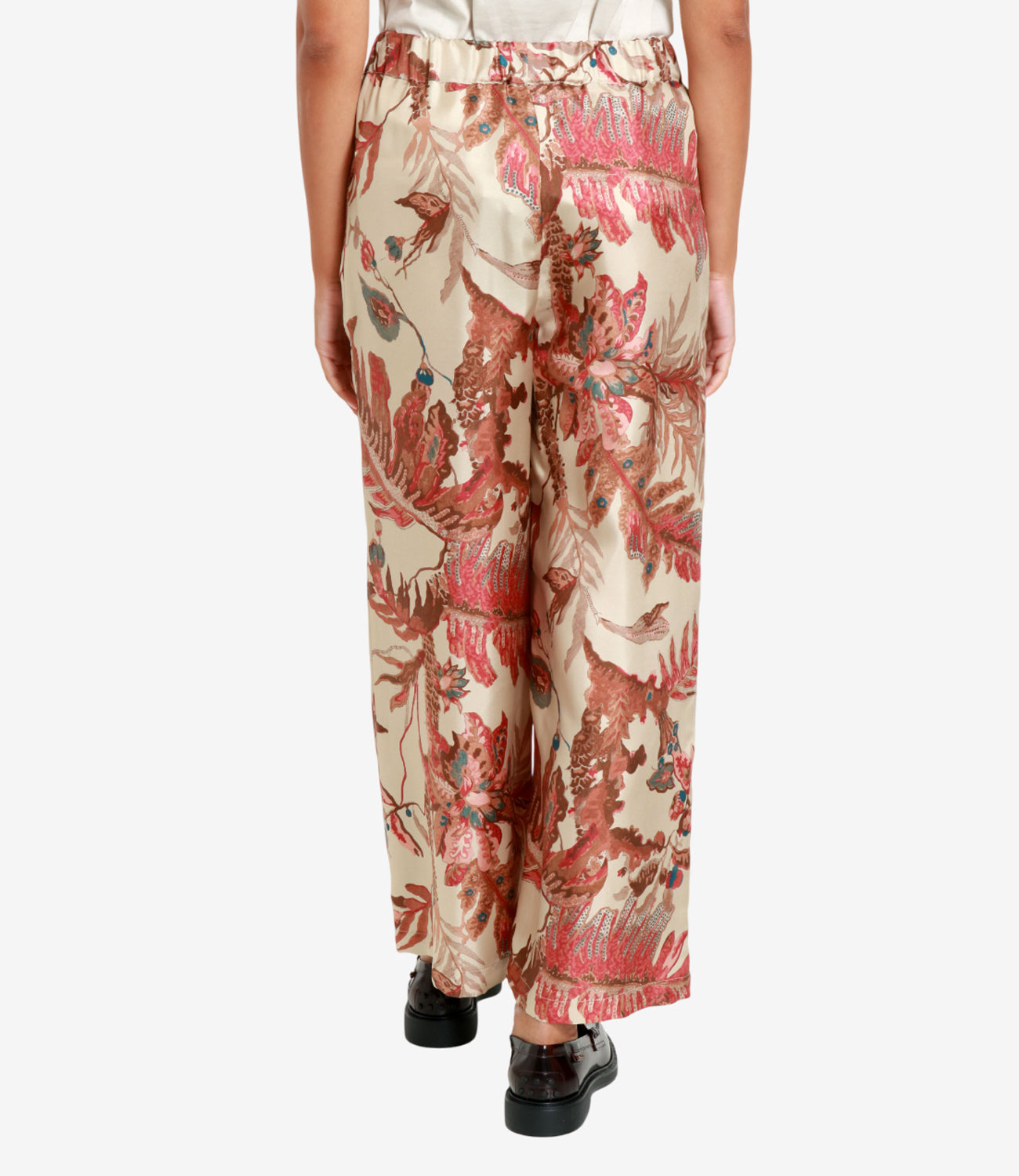 Max Mara Weekend | Pantalone Temide Beige Rosa e Celeste