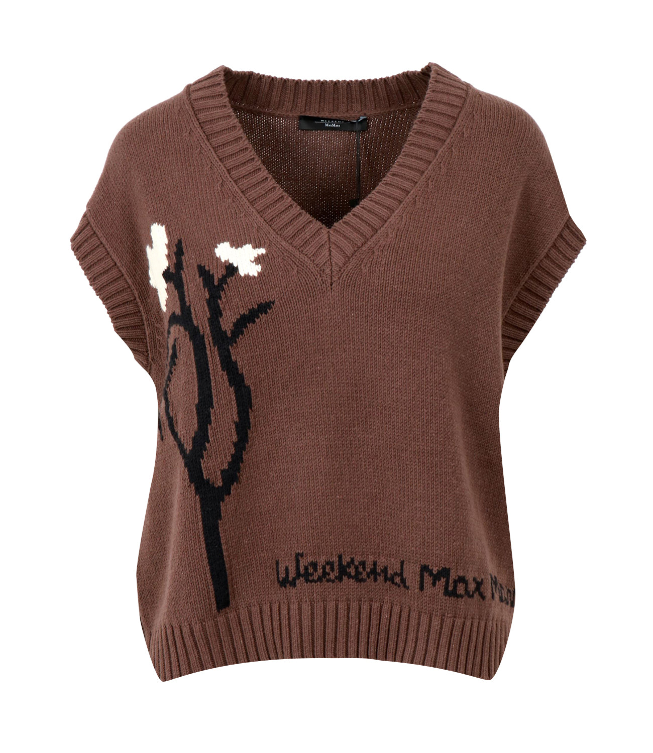 Max Mara Weekend | Gilet Crusca Marrone