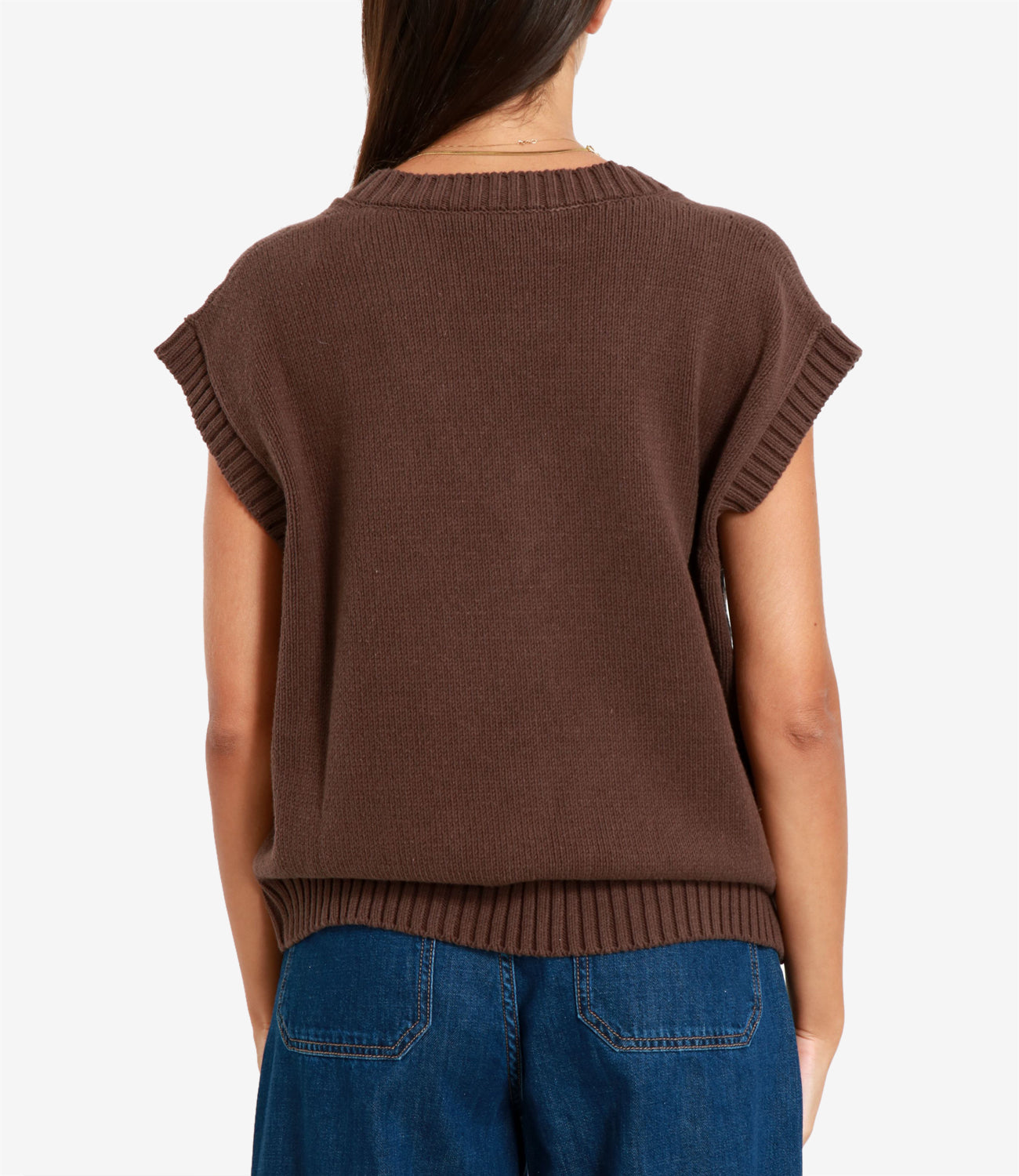 Max Mara Weekend | Gilet Crusca Marrone