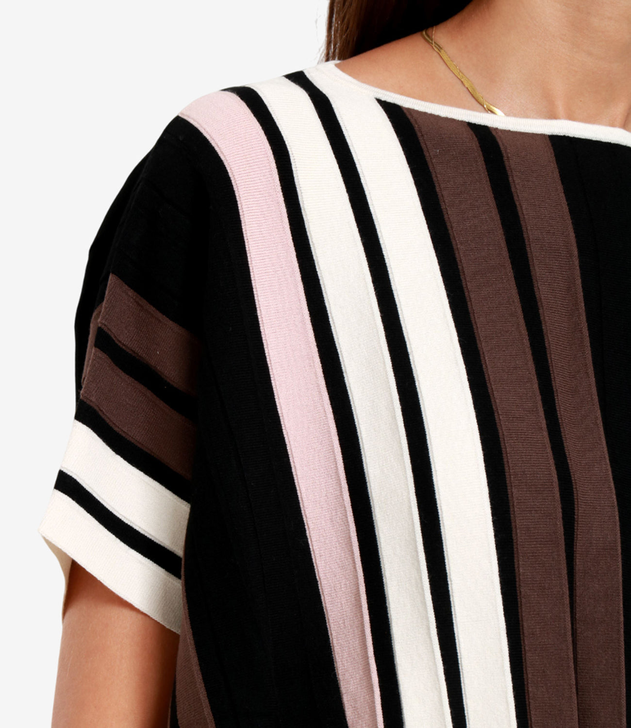 Max Mara Weekend | Maglia Pegola Avorio Nocciola e Cipria