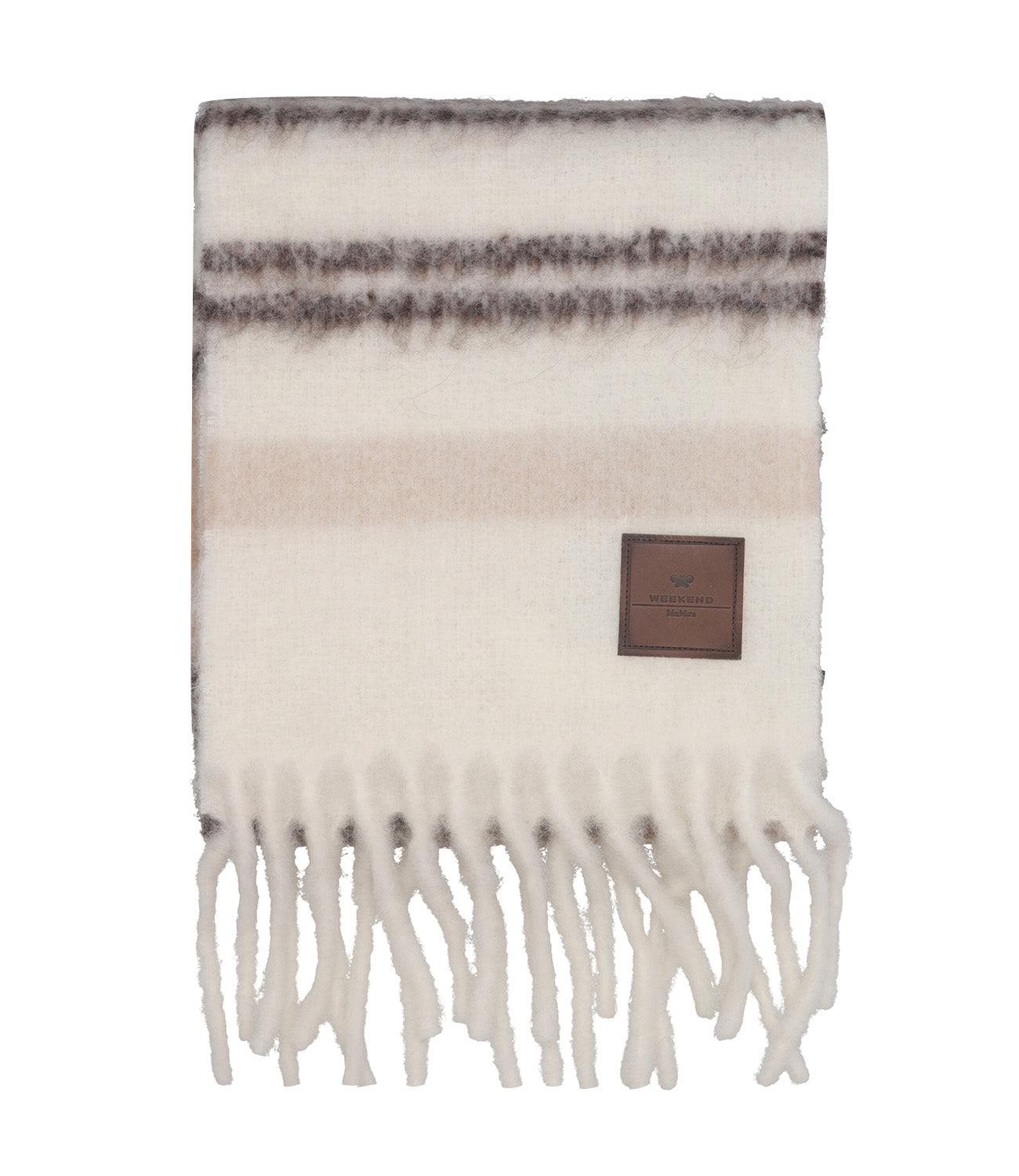 Max Mara Weekend | Sciarpa Ugolina Bianco e Beige