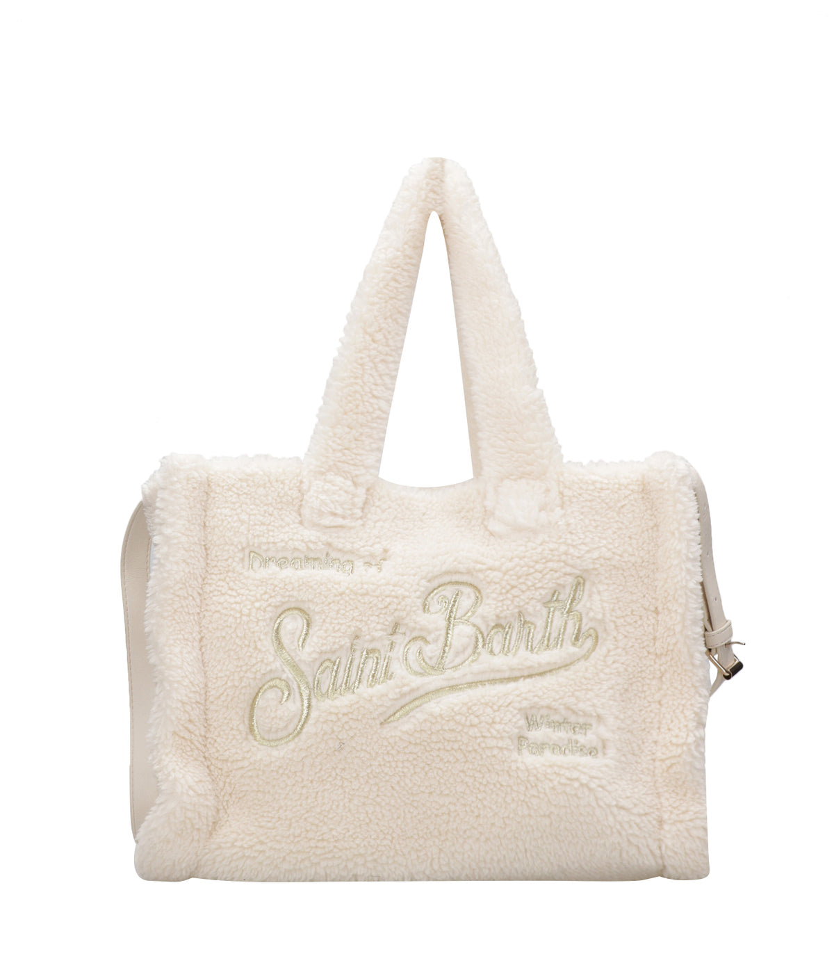 MC2 Saint Barth | Borsa a Mano Colette Teddy Ecru