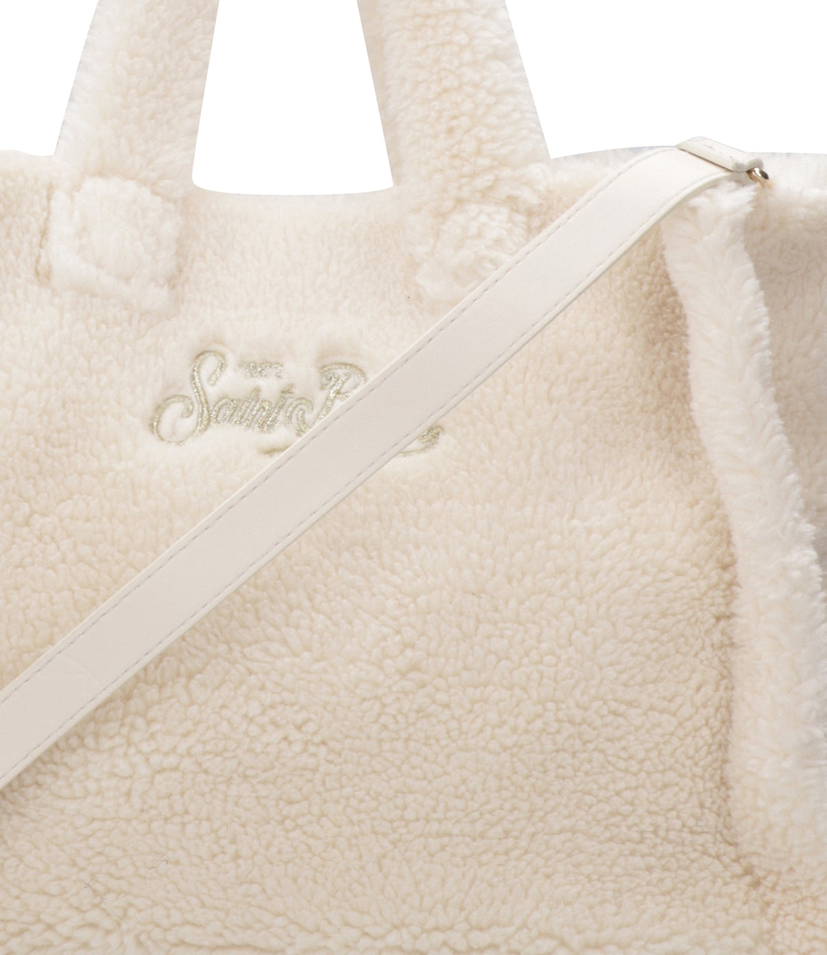 MC2 Saint Barth | Borsa a Mano Colette Teddy Ecru