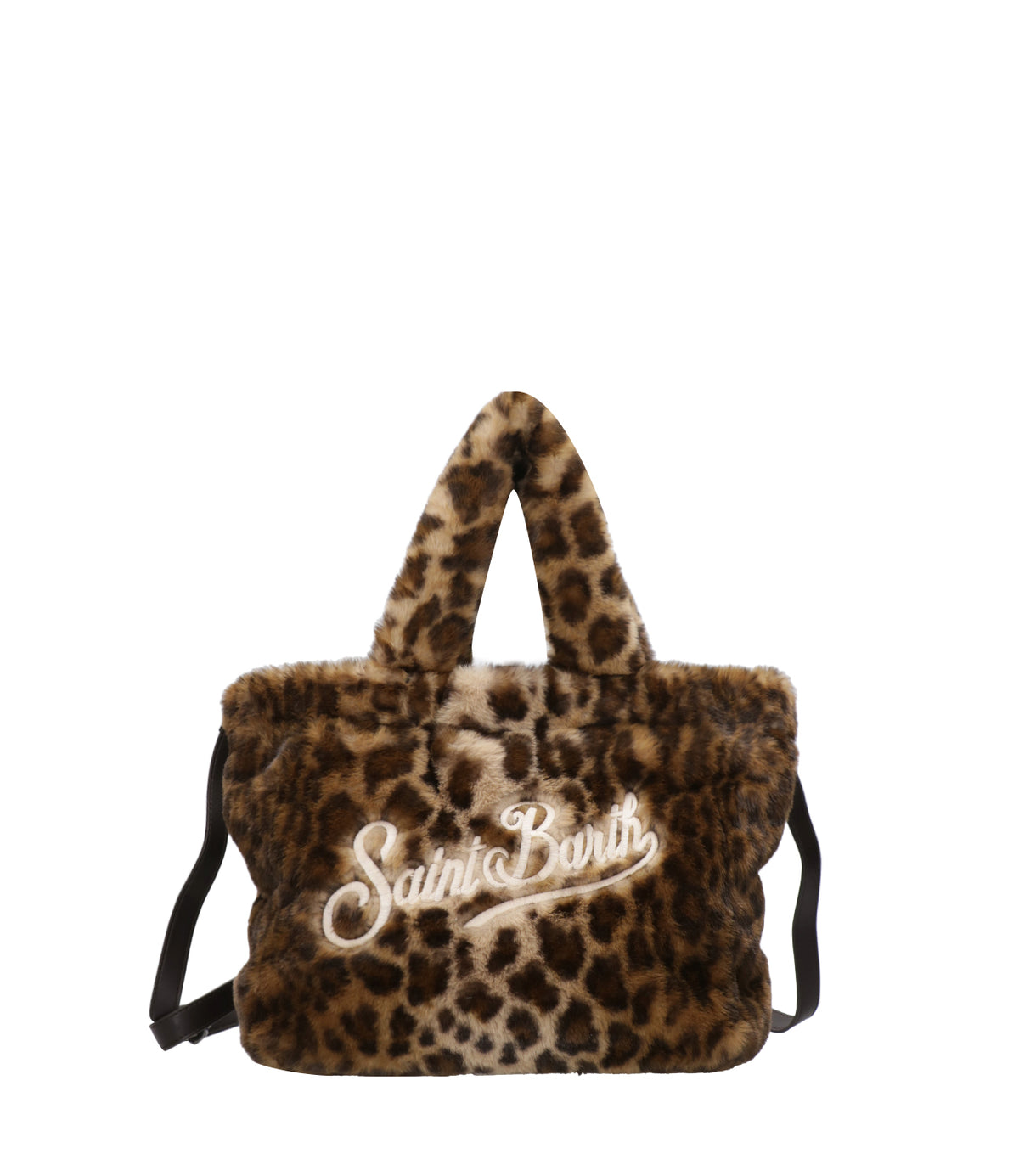 MC2 Saint Barth | Borsa a Mano Colette Soft Fur Leopardo