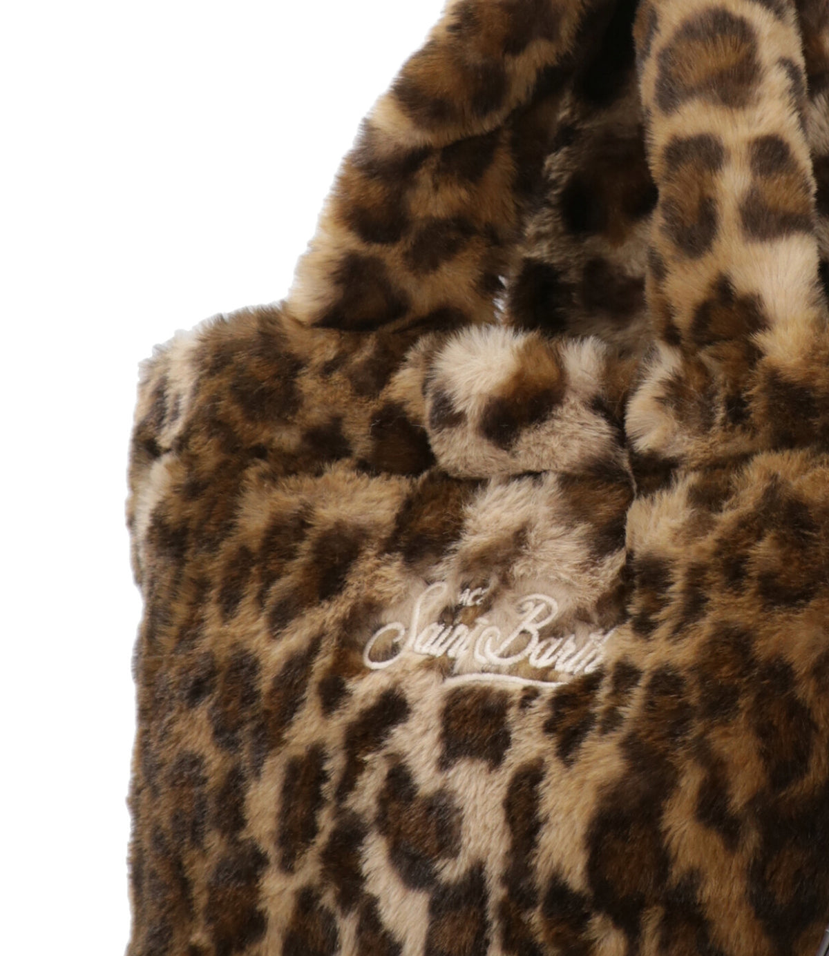 MC2 Saint Barth | Borsa a Mano Colette Soft Fur Leopardo