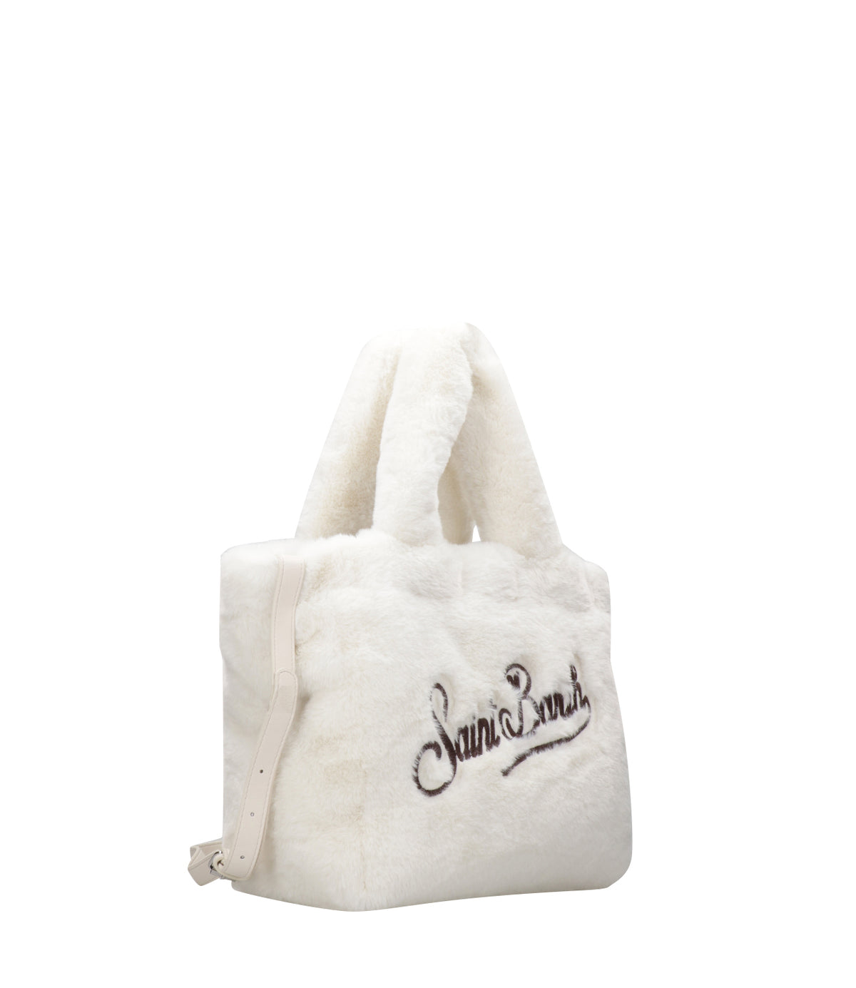 MC2 Saint Barth | Borsa a Mano Colette Soft Fur Panna