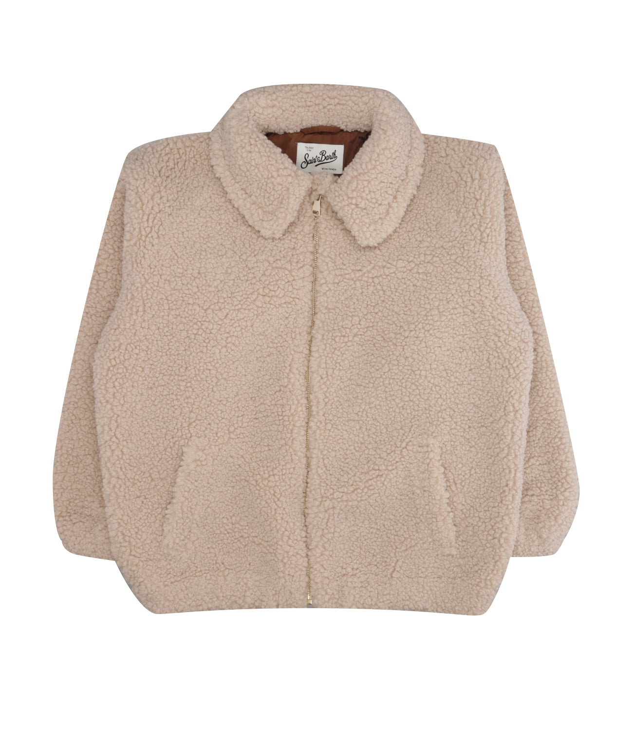 MC2 Saint Barth Kids | Giubbotto Abel Jr Teddy Ecru