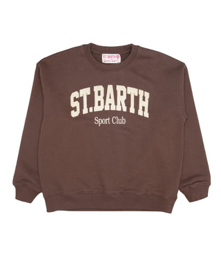 MC2 Saint Barth Kids | Felpa Briony W Cioccolato