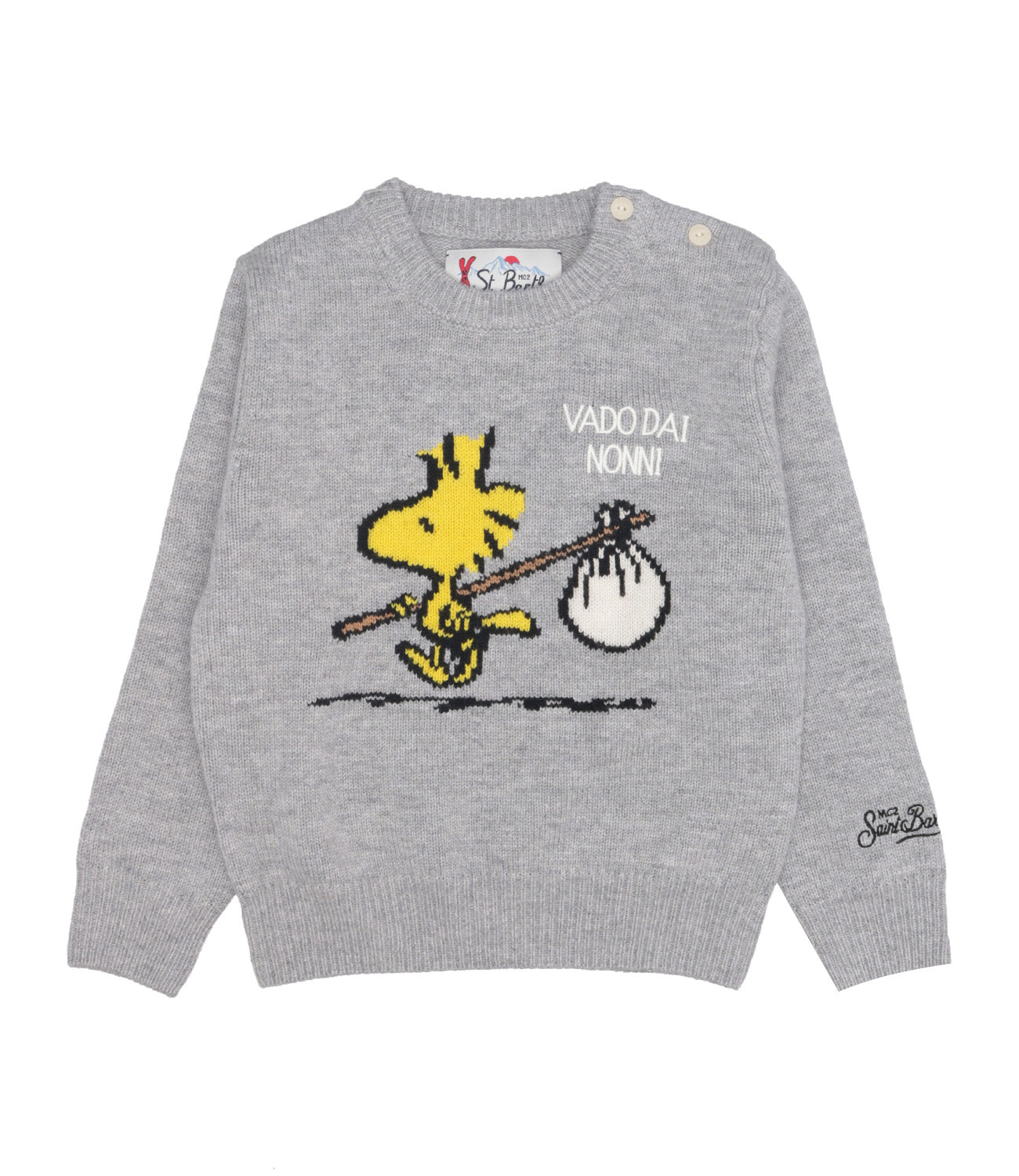 MC2 Saint Barth Kids | Maglia Douglas Grigio medio