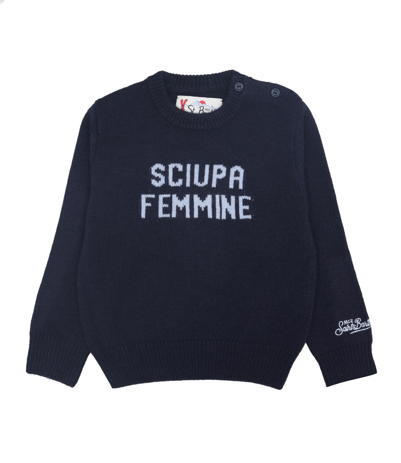 MC2 Saint Barth Kids | Maglia Douglas Blu navy