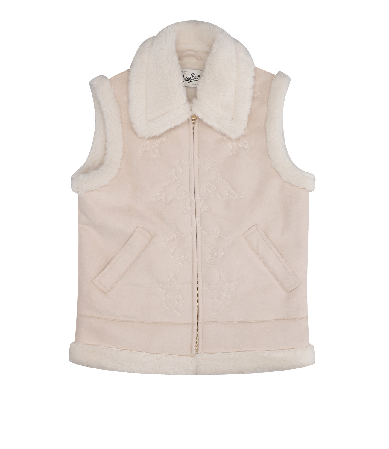 MC2 Saint Barth Kids | Gilet Hesketh Jr Shearling Naturale