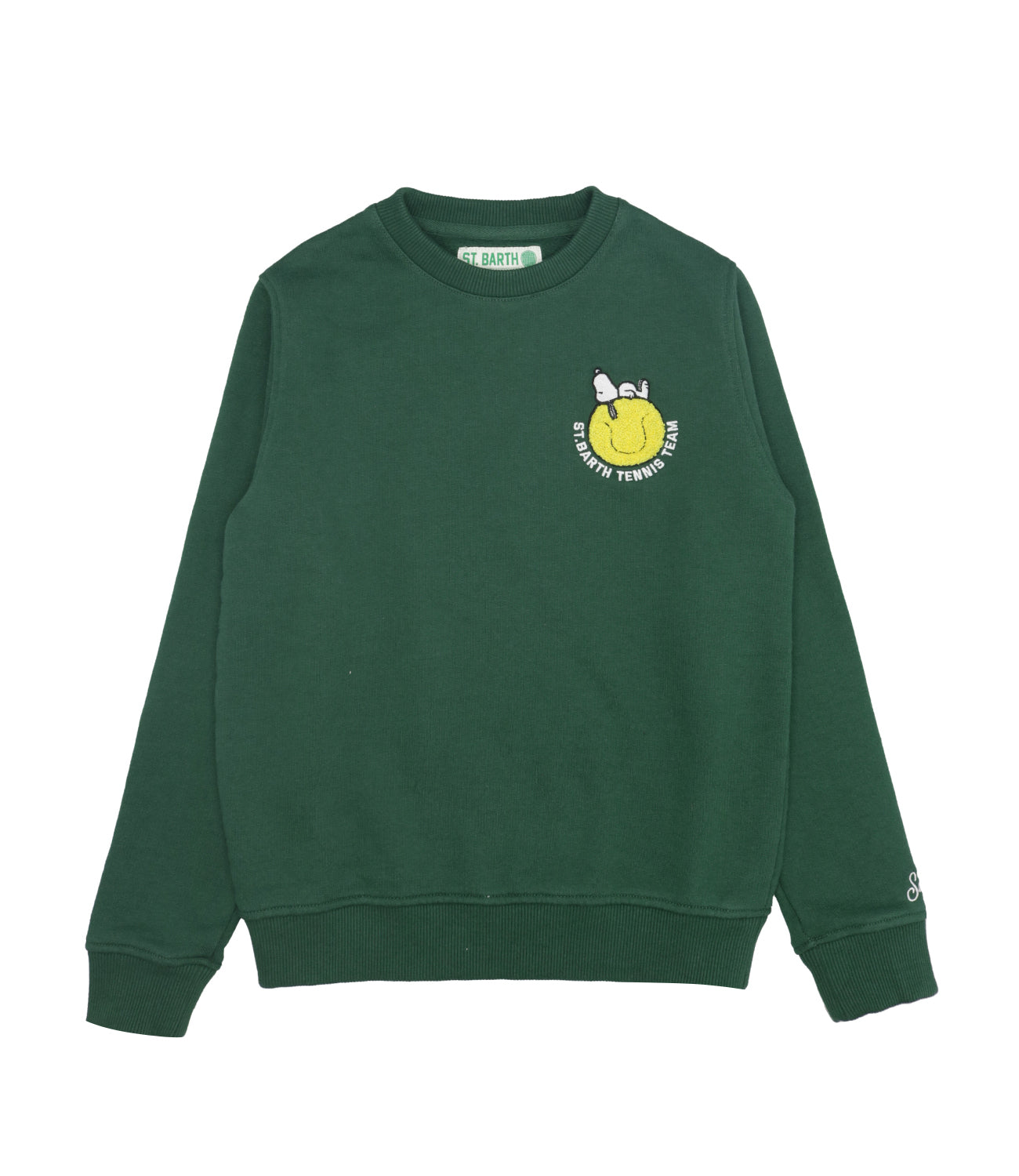 MC2 Saint Barth Kids | Felpa Hutton N Verde scuro