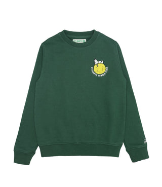 MC2 Saint Barth Kids | Felpa Hutton N Verde scuro