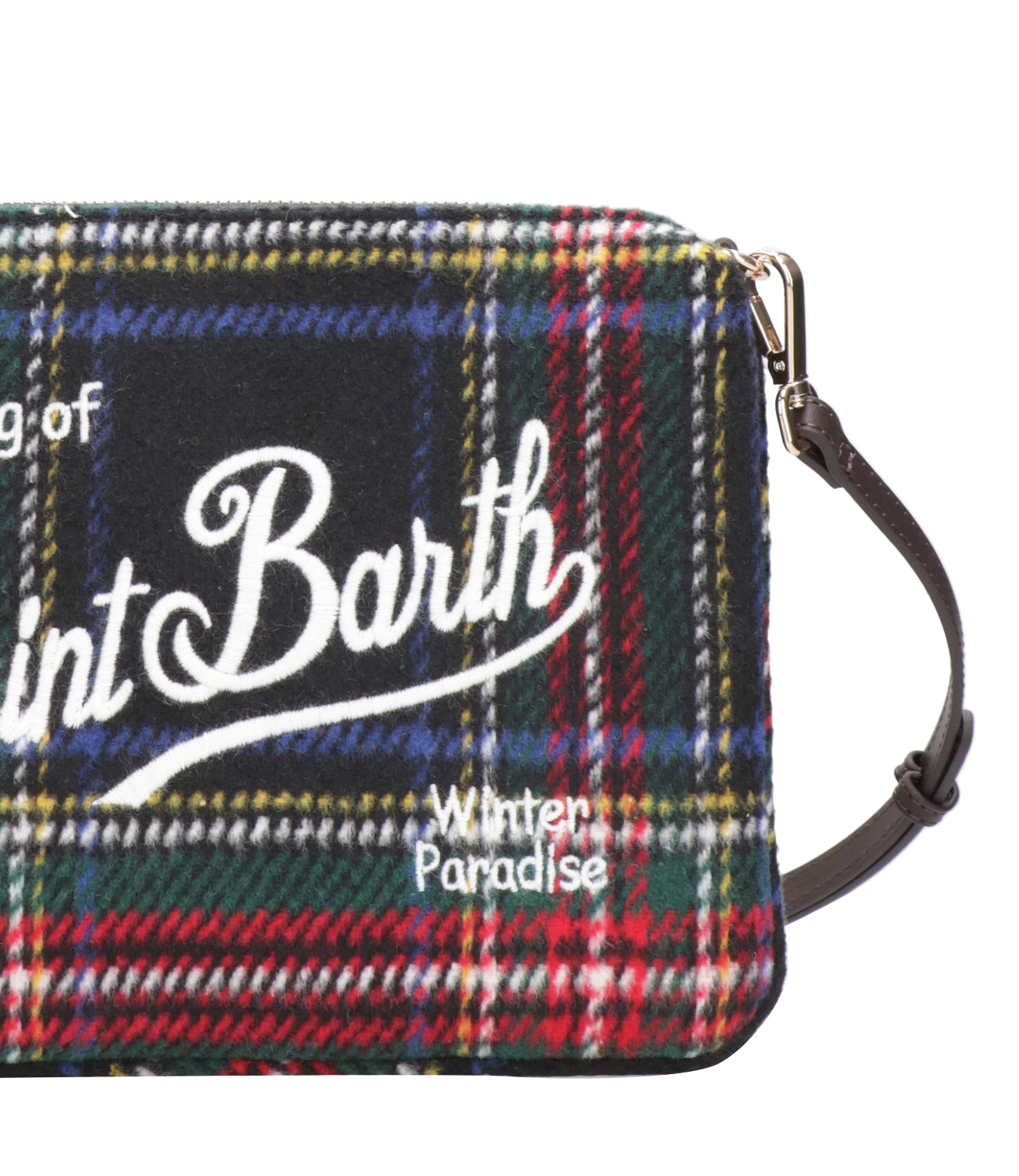 MC2 Saint Barth | Pochette Parisienne Wool Blu navy e Rosso