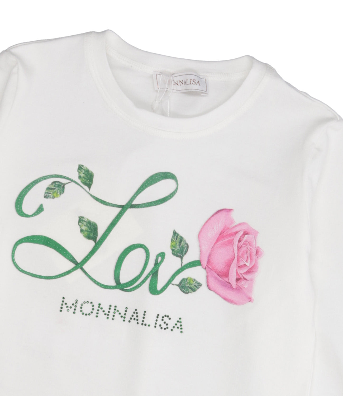 Monnalisa | T-Shirt Panna