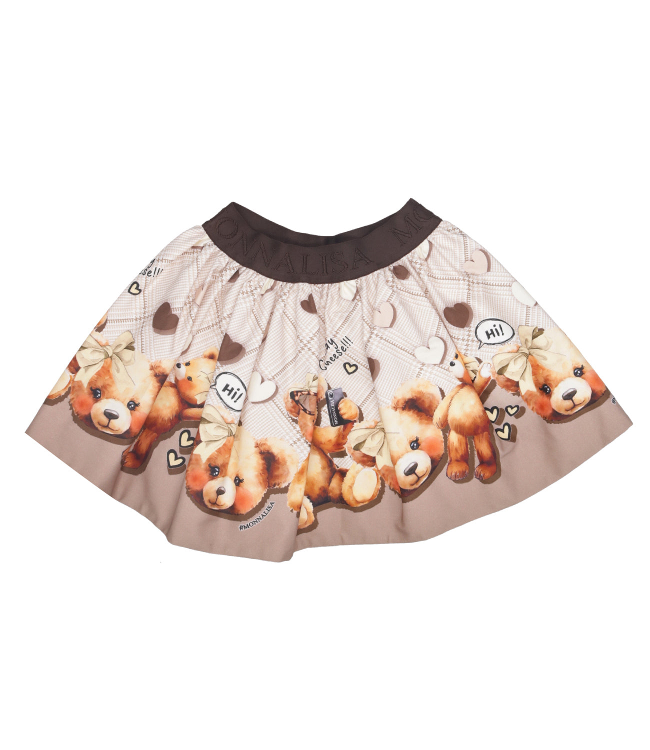 Monnalisa | Gonna Panna Marrone