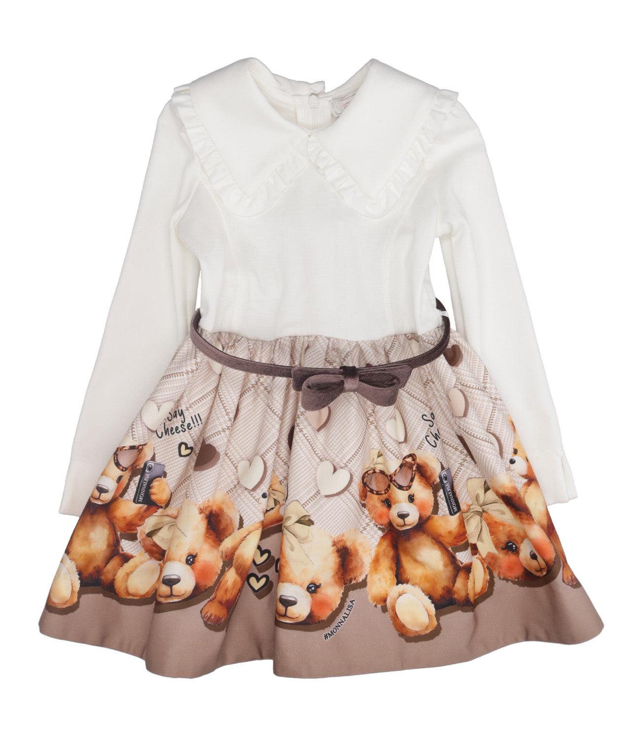 Monnalisa | Abito Panna Marrone