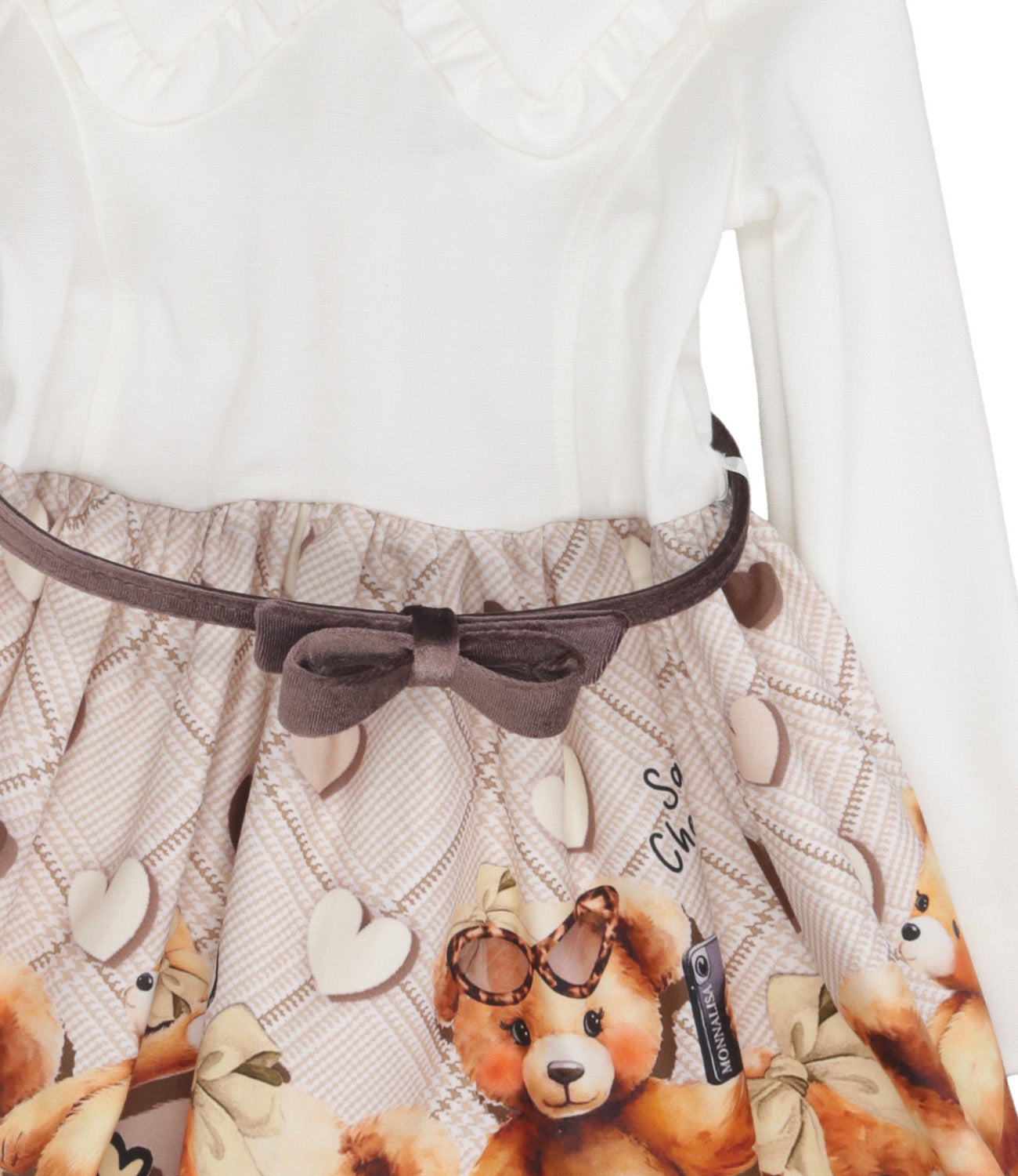 Monnalisa | Abito Panna Marrone