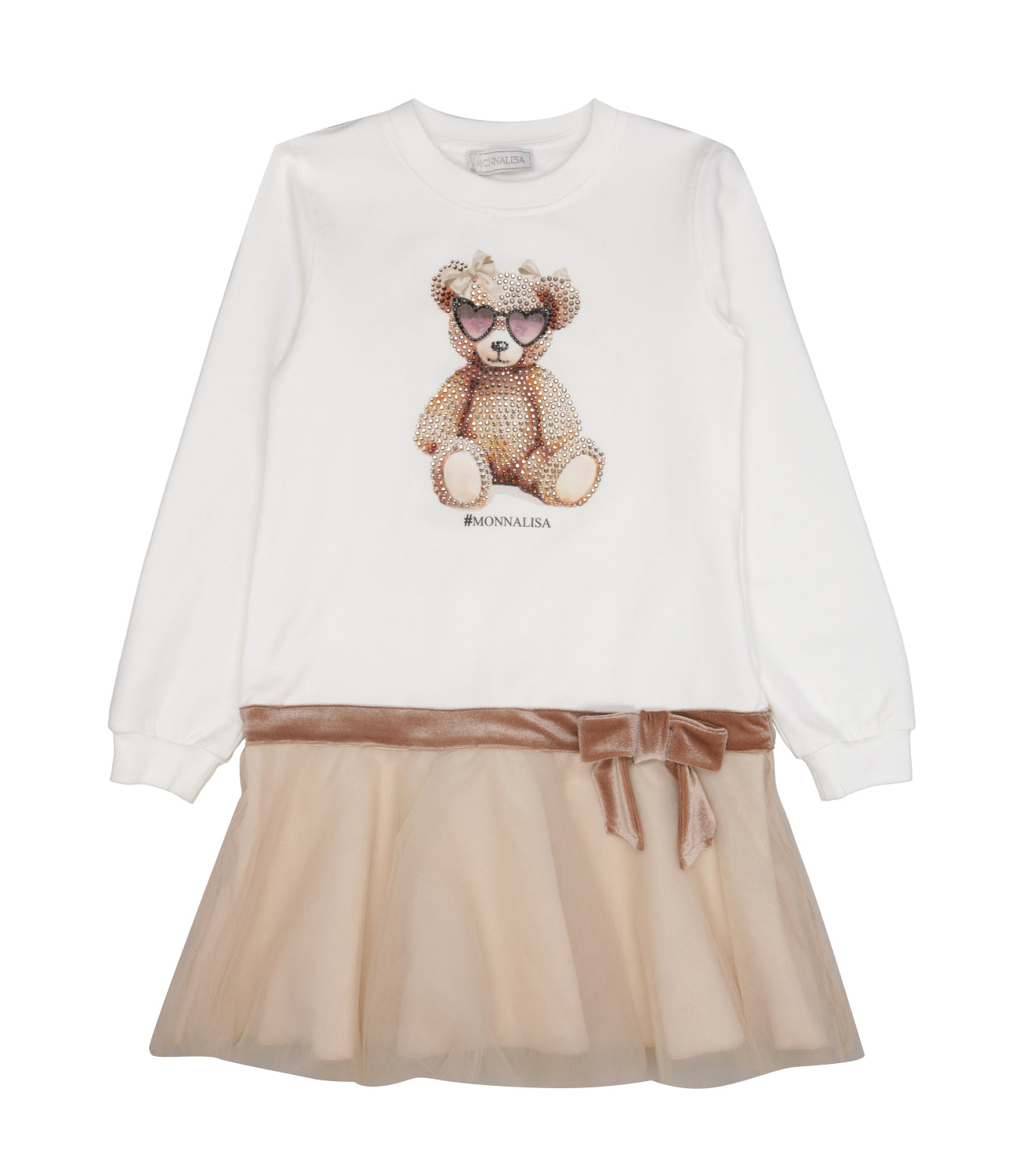 Monnalisa | Abito Panna Marrone