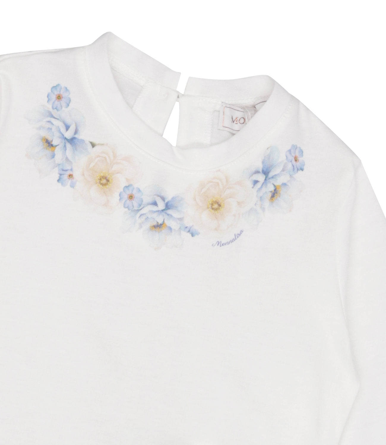 Monnalisa | T-Shirt Panna e Celeste