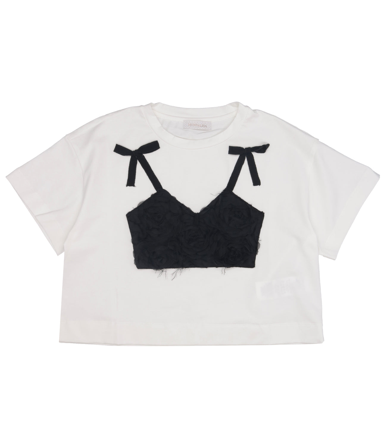 Monnalisa | T-Shirt Panna Nero