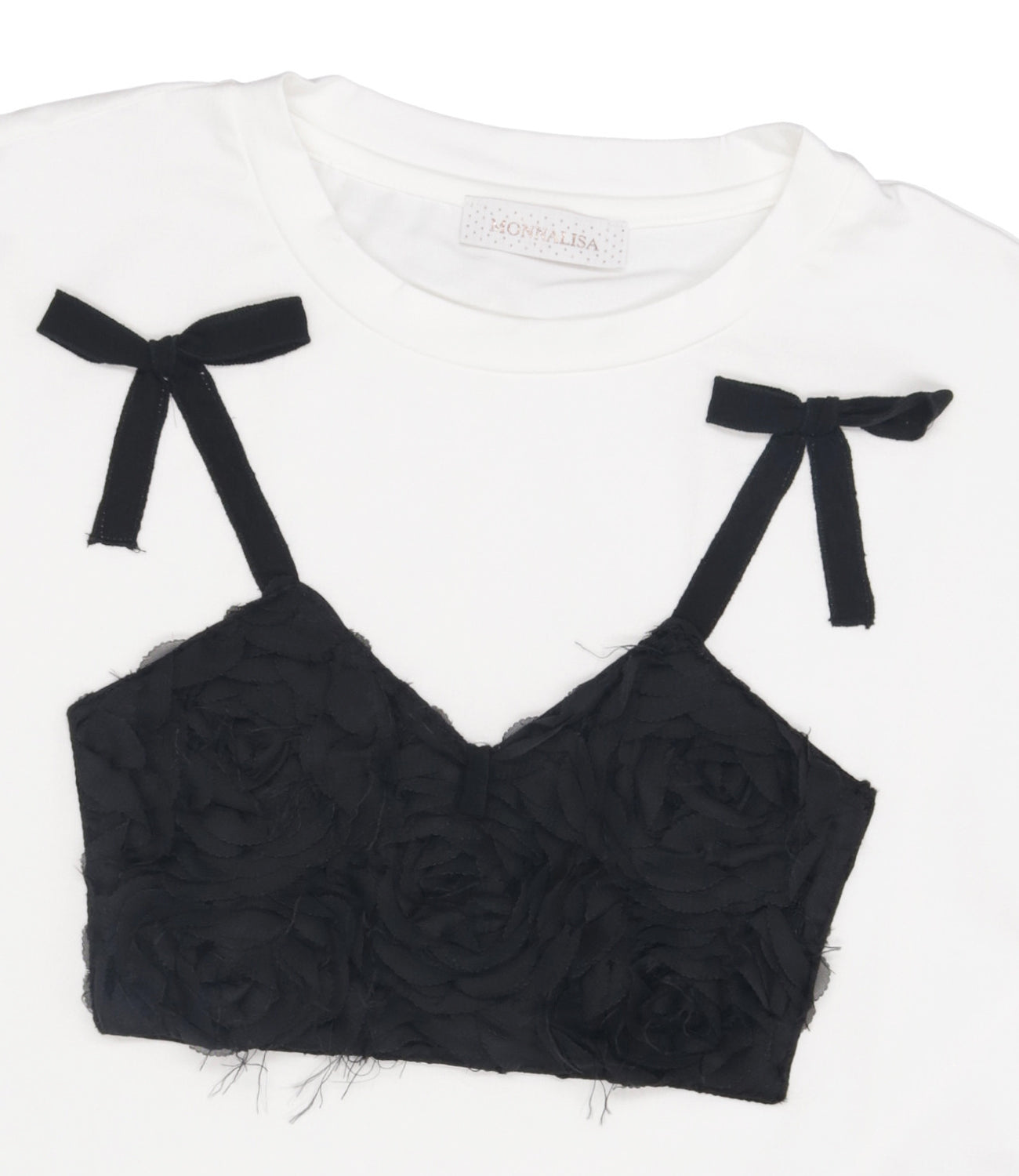 Monnalisa | T-Shirt Panna Nero