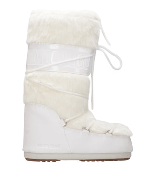 Moon Boot | Stivale MB Icon Faux Fur Bianco Ottico