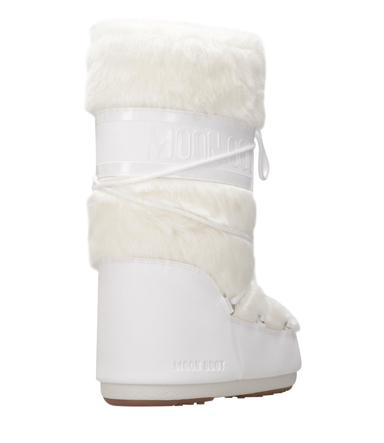 Moon Boot | Stivale MB Icon Faux Fur Bianco Ottico
