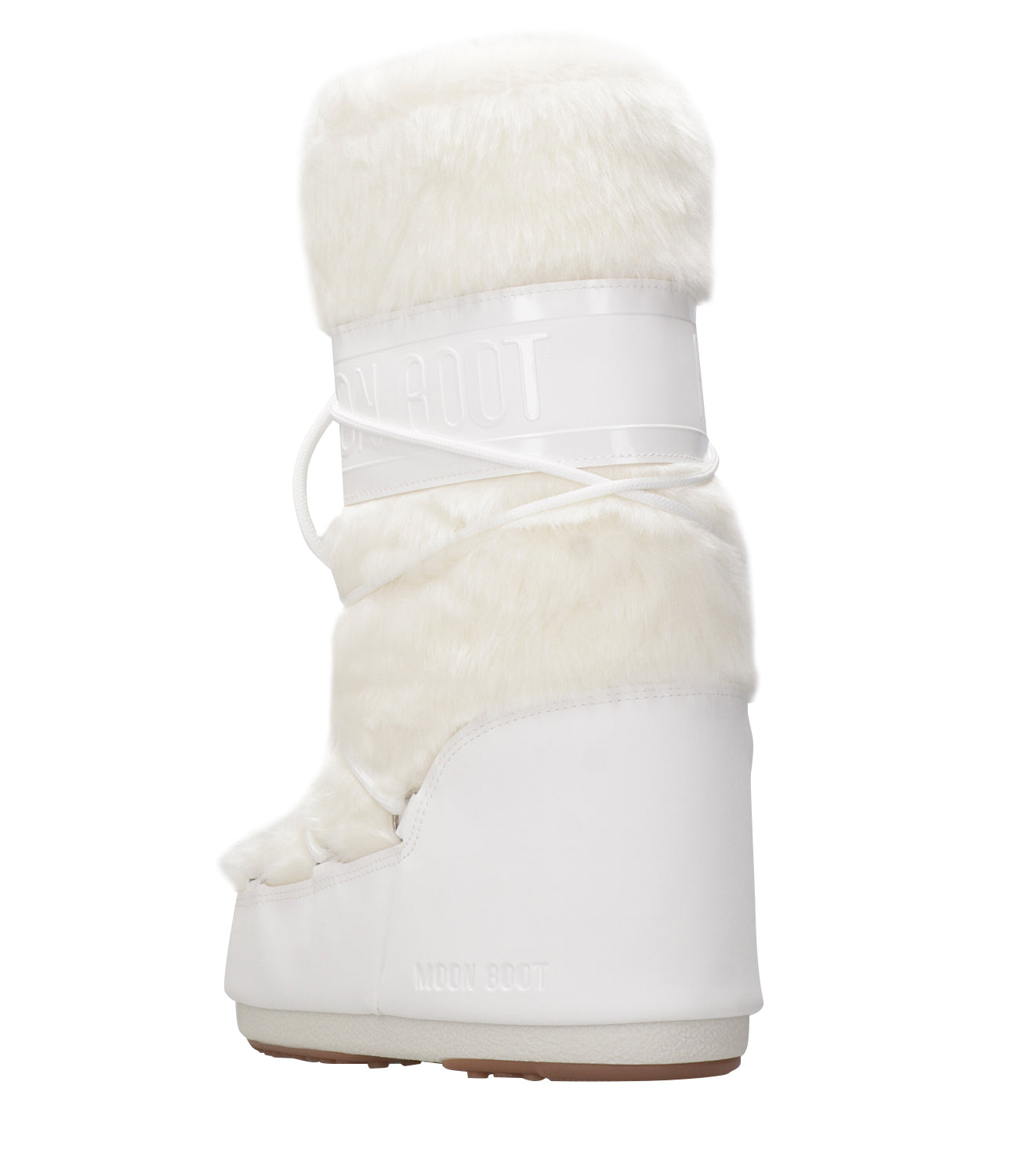 Moon Boot | Stivale MB Icon Faux Fur Bianco Ottico
