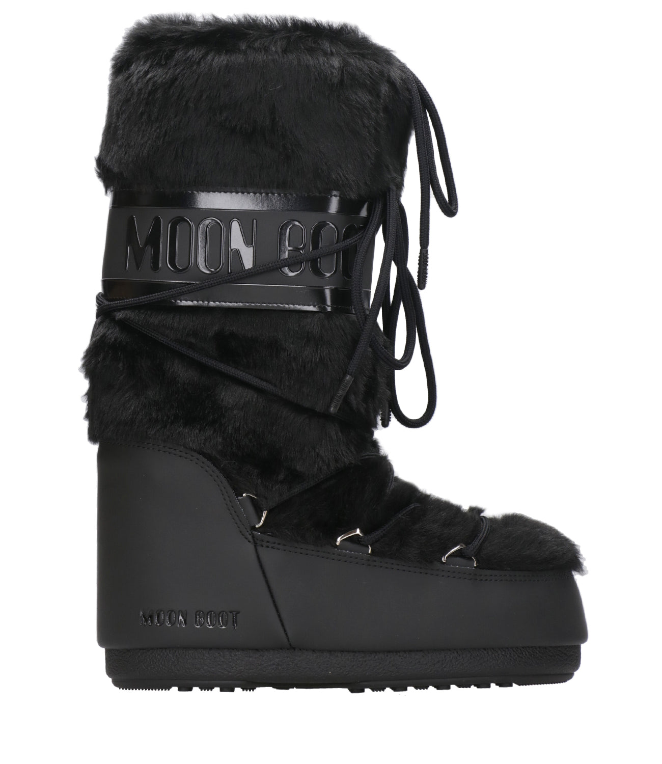 Moon Boot | Stivale MB Icon Faux Fur Nero