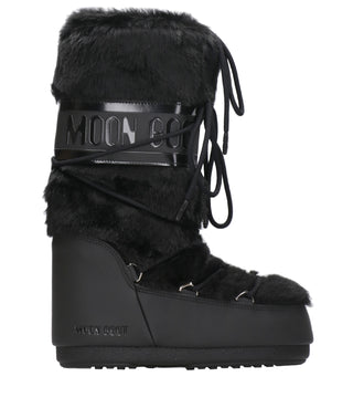 Moon Boot | Stivale MB Icon Faux Fur Nero