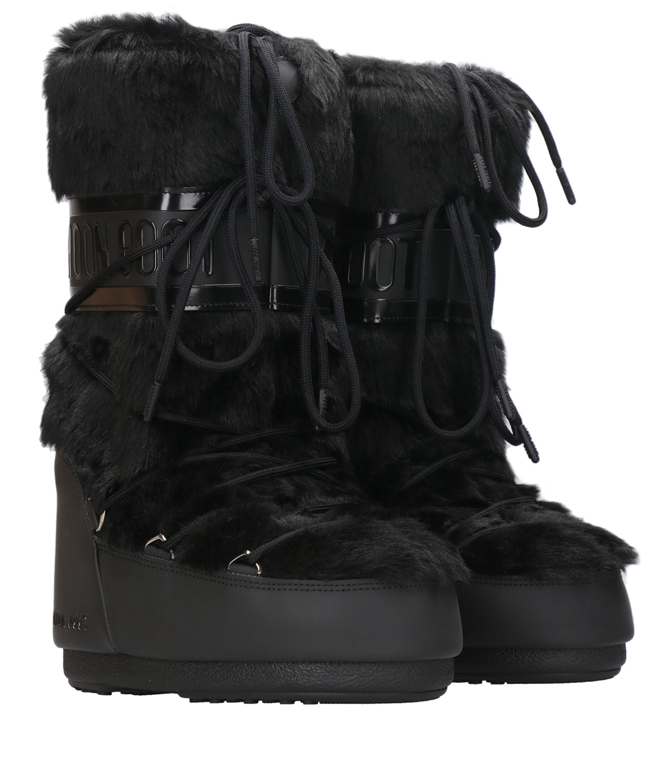 Moon Boot | Stivale MB Icon Faux Fur Nero
