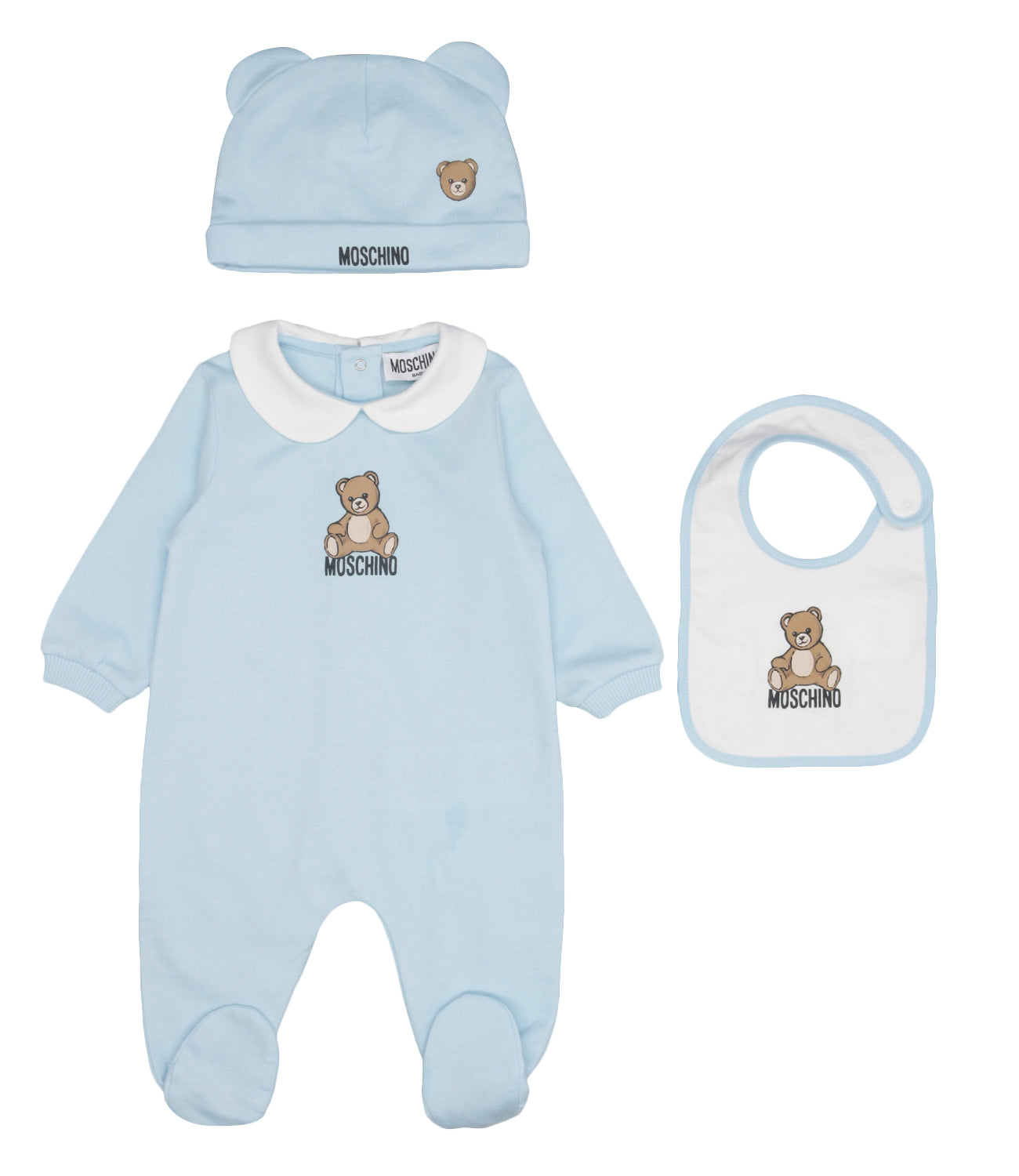 Moschino Baby | Set Tutina Cappello Bavaglino Rosa