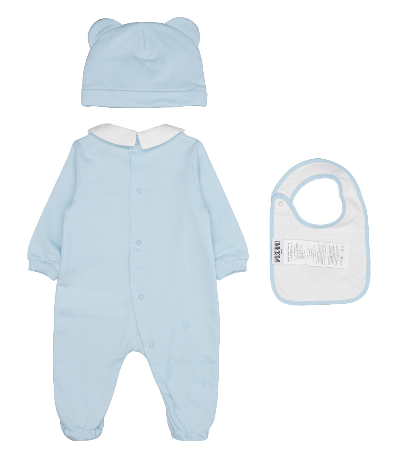 Moschino Baby | Set Tutina Cappello Bavaglino Rosa
