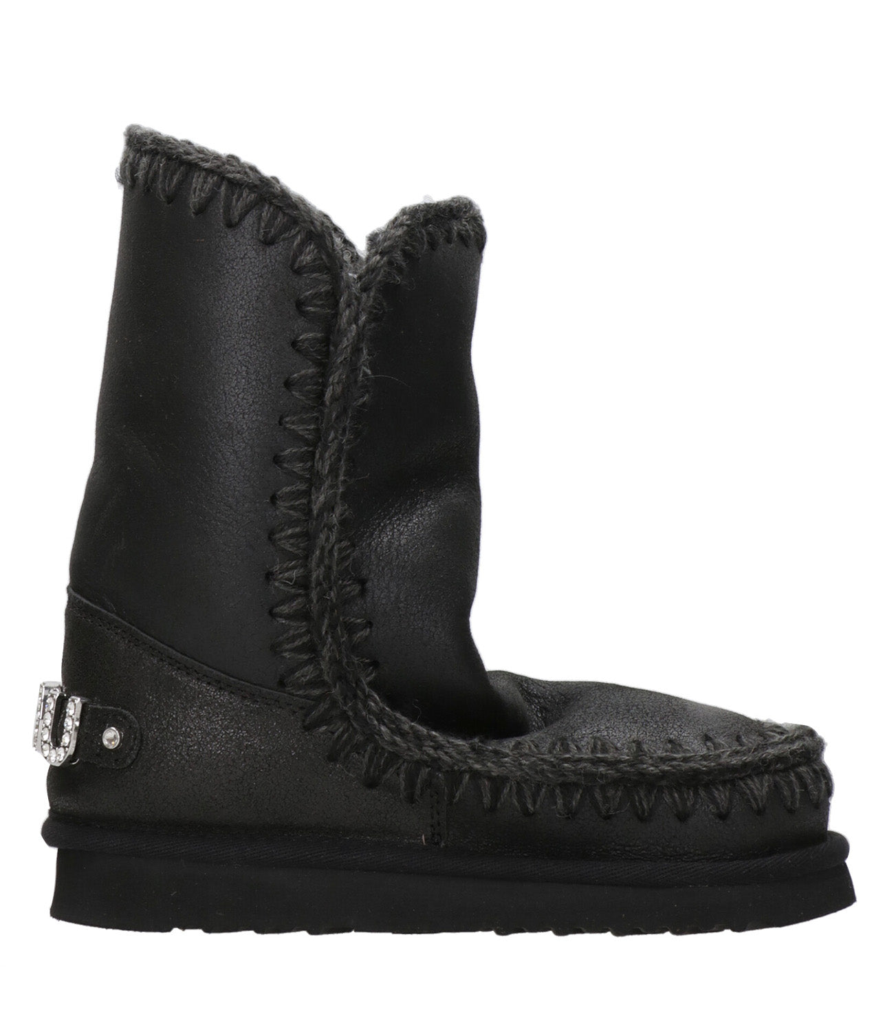 Mou | Tronchetto Eskimo 24 Rhinestones Logo Nero