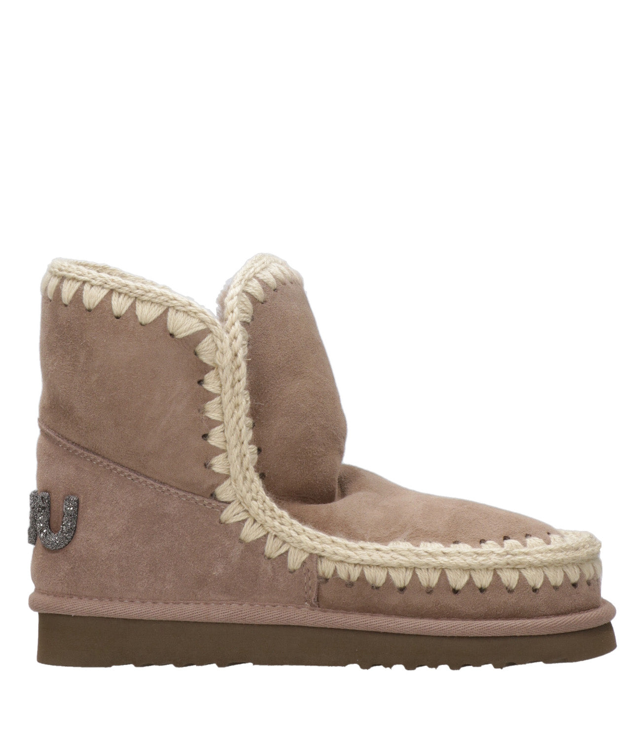 Mou | Tronchetto Eskimo 18 Glitter Logo Taupe