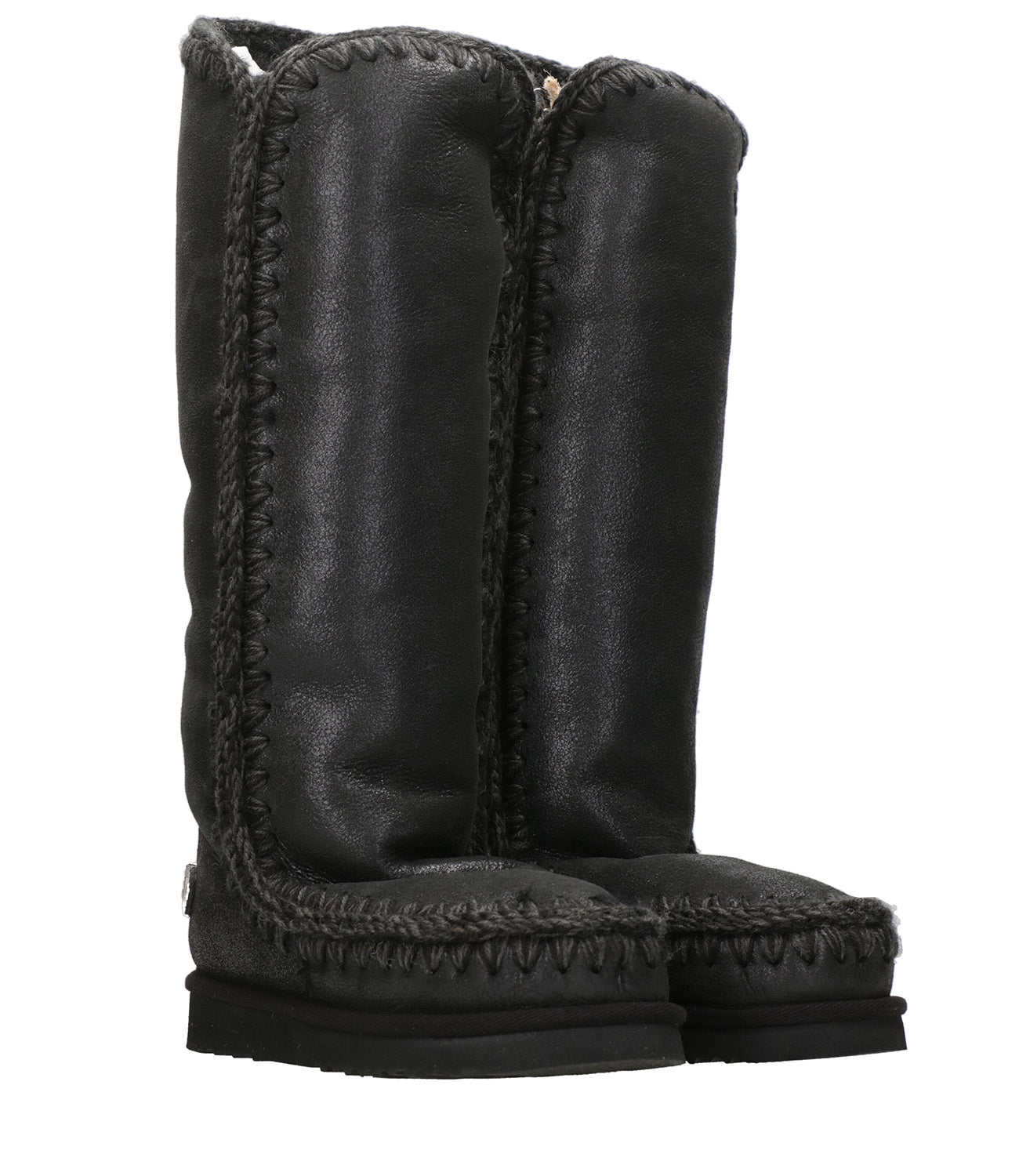 Mou | Tronchetto Eskimo 40 Rhinestones Logo Nero