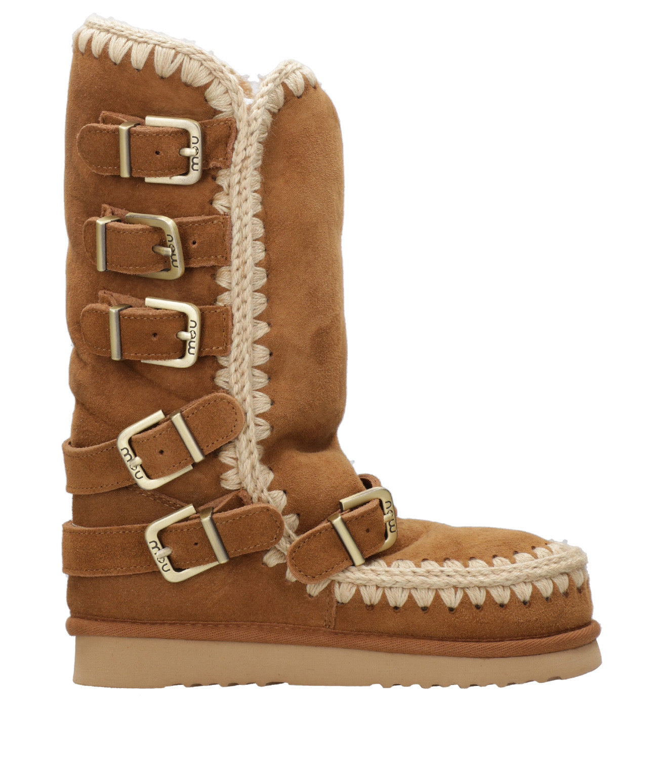 Mou | Tronchetto Eskimo 40 Buckle Straps Cognac