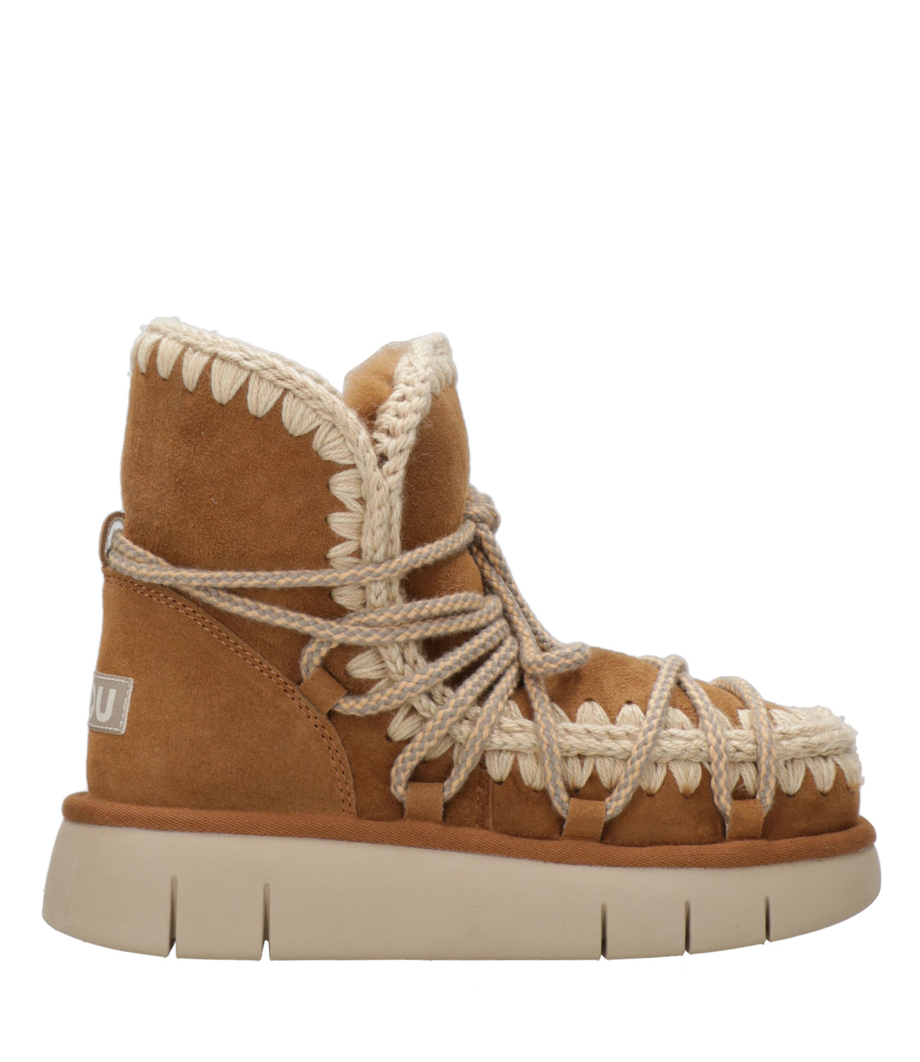 Mou | Tronchetto Bounce Boot Suede Scoubiedoo LCognac