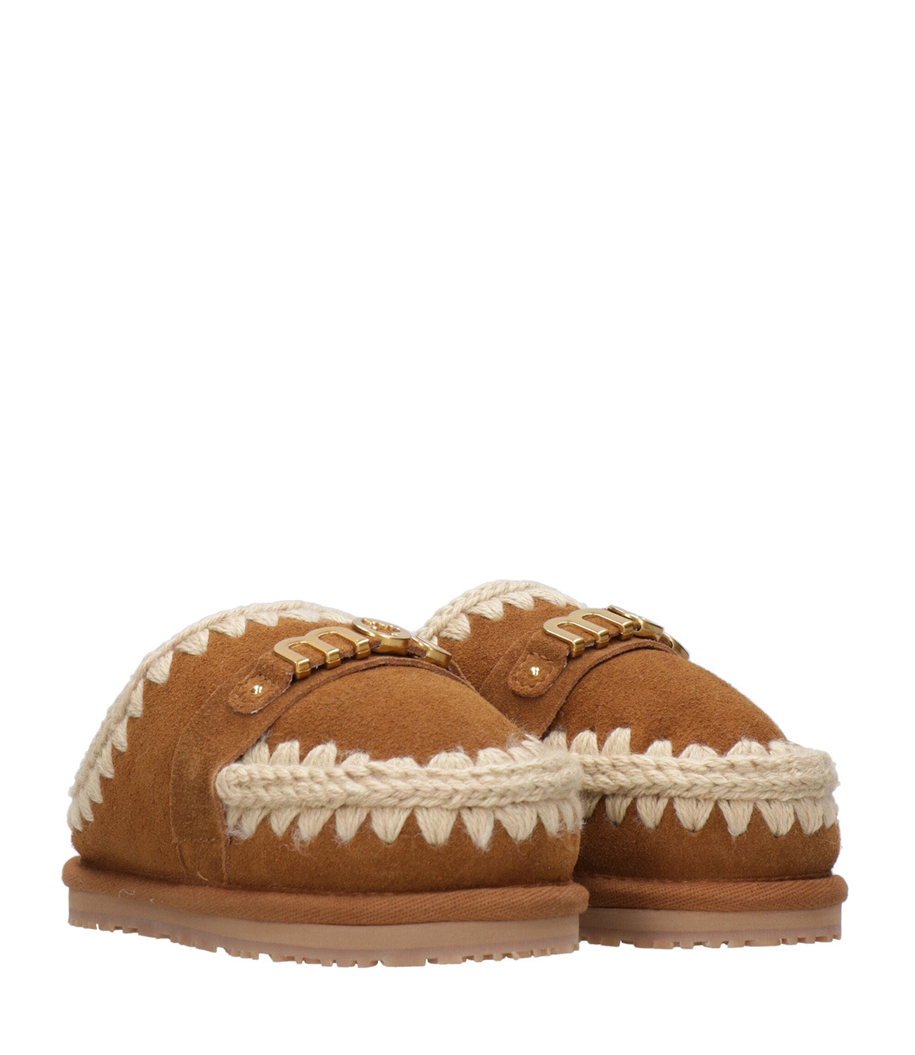 Mou Kids | Sabot Slipper Cognac