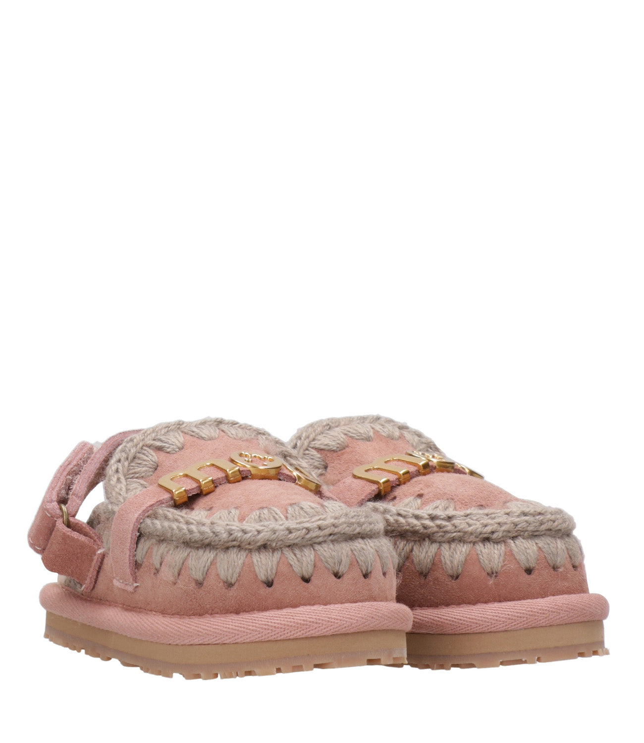 Mou Kids | Sabot Slipper with Back Strap Rosa